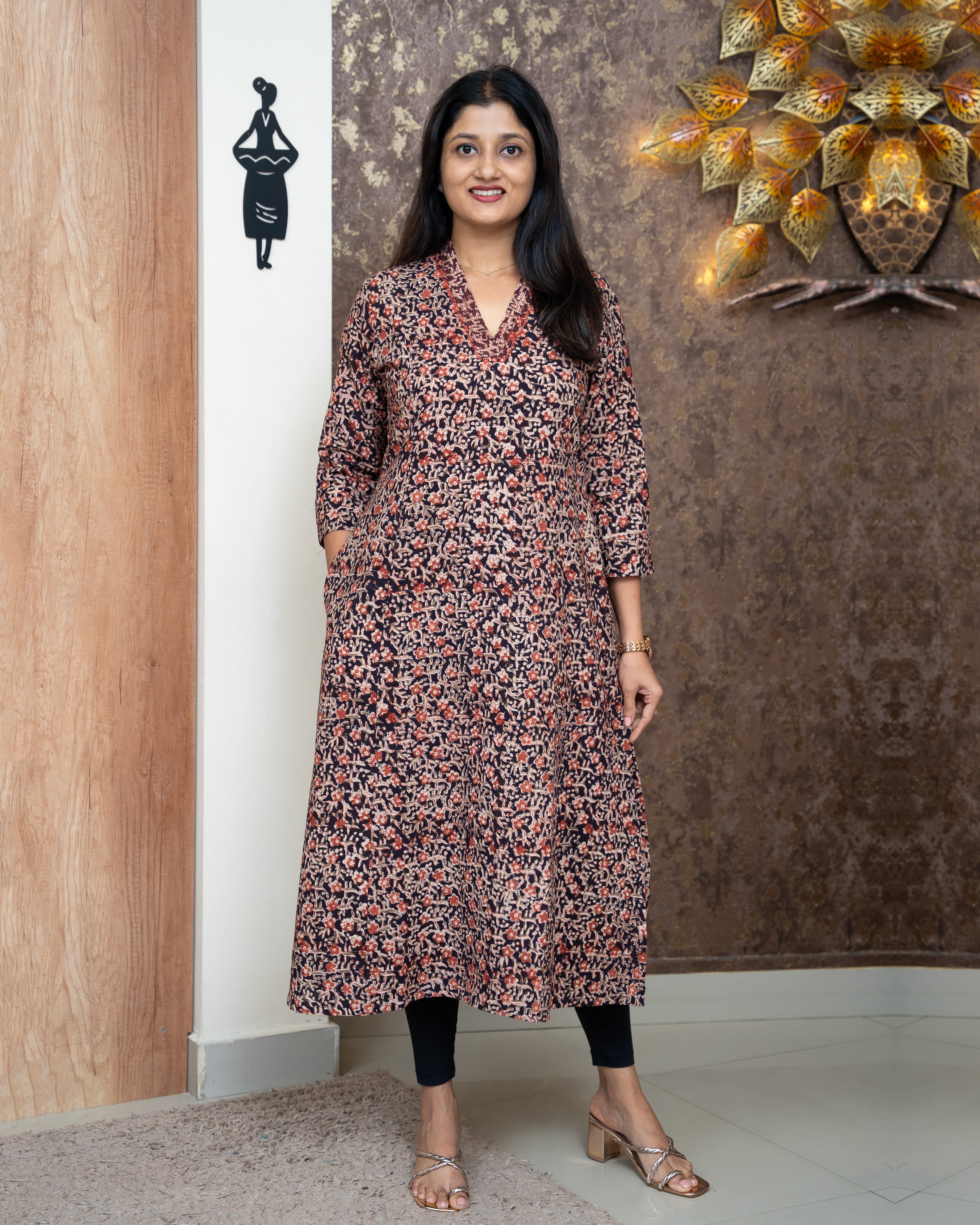 Load image into Gallery viewer, Kalamkari Kurti-4819
