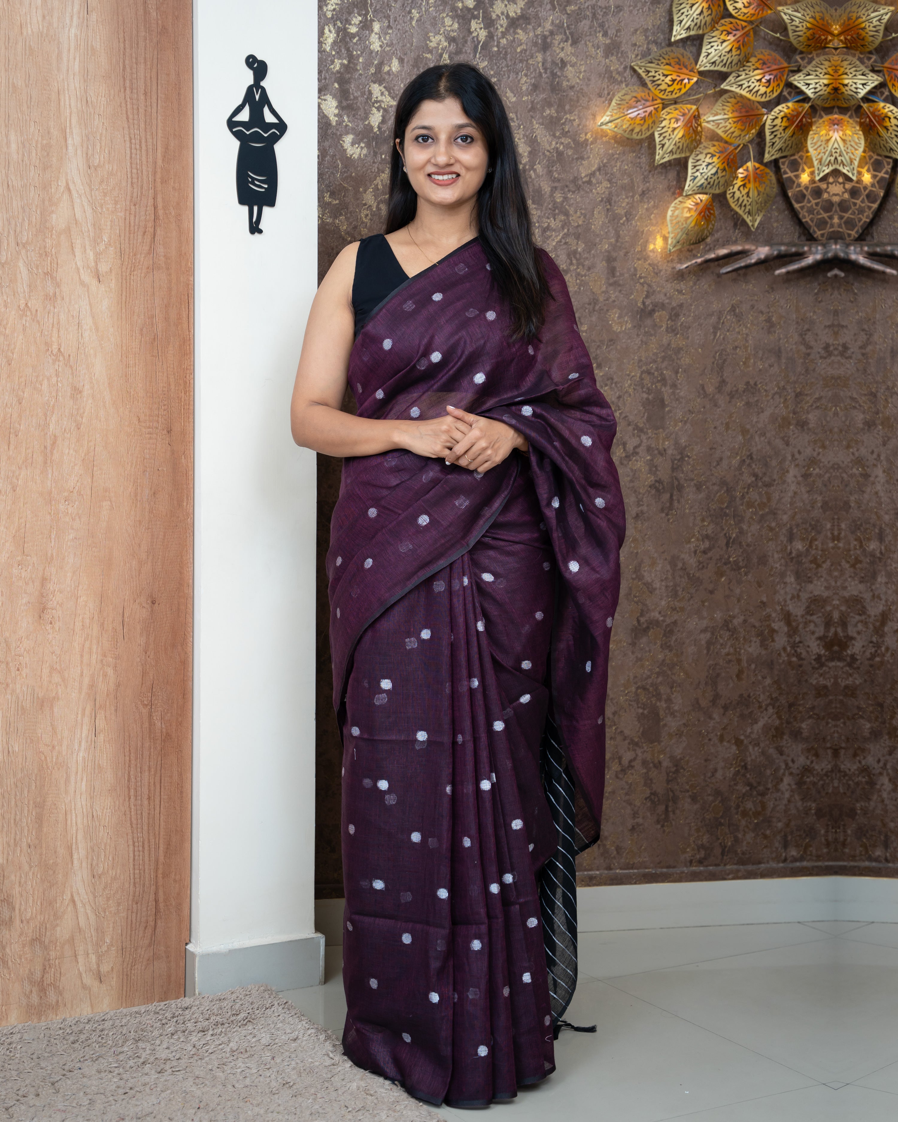 Load image into Gallery viewer, Linen Saree(Pre- Order)-4816

