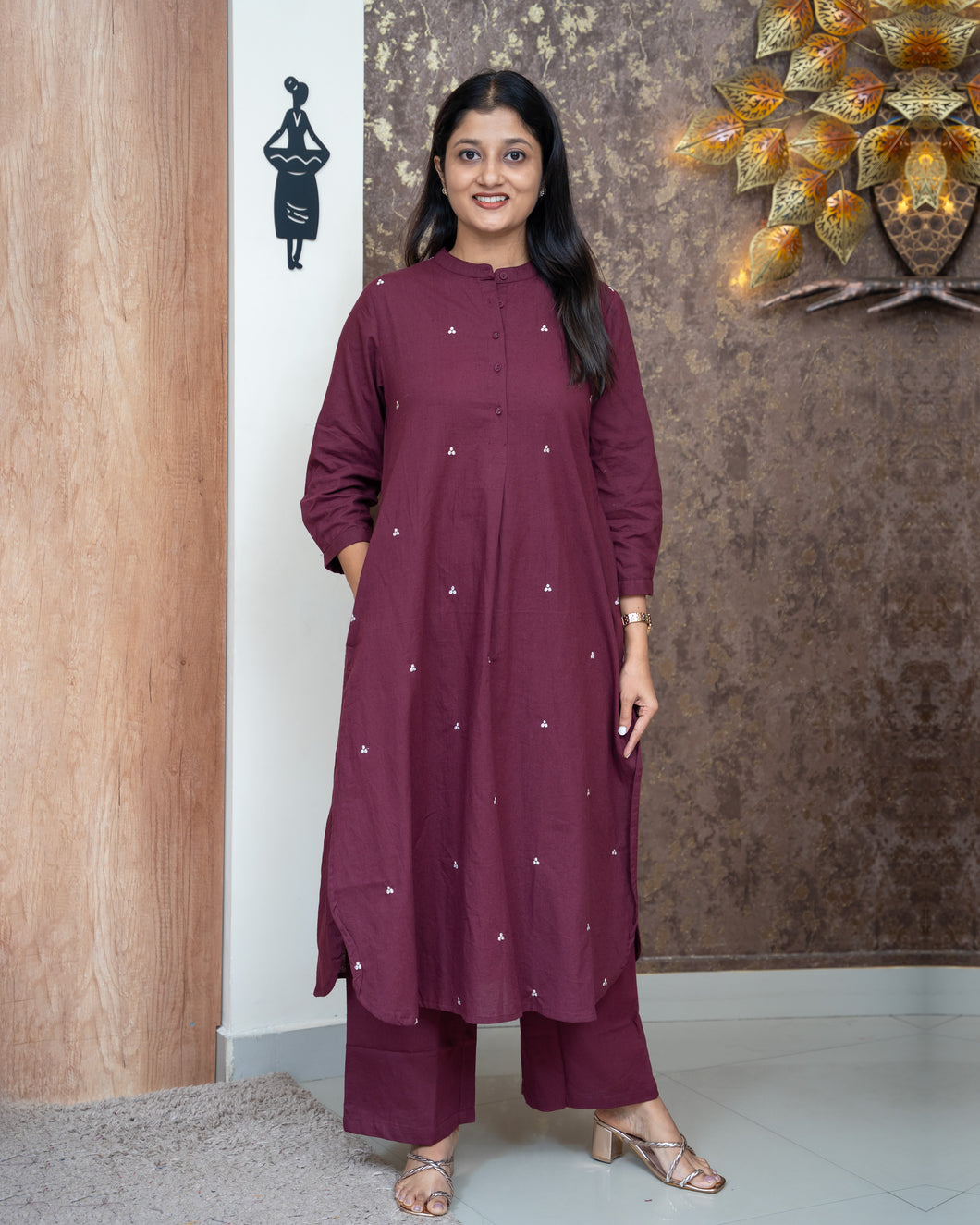 Pure Cotton Co-Ord Set-4957