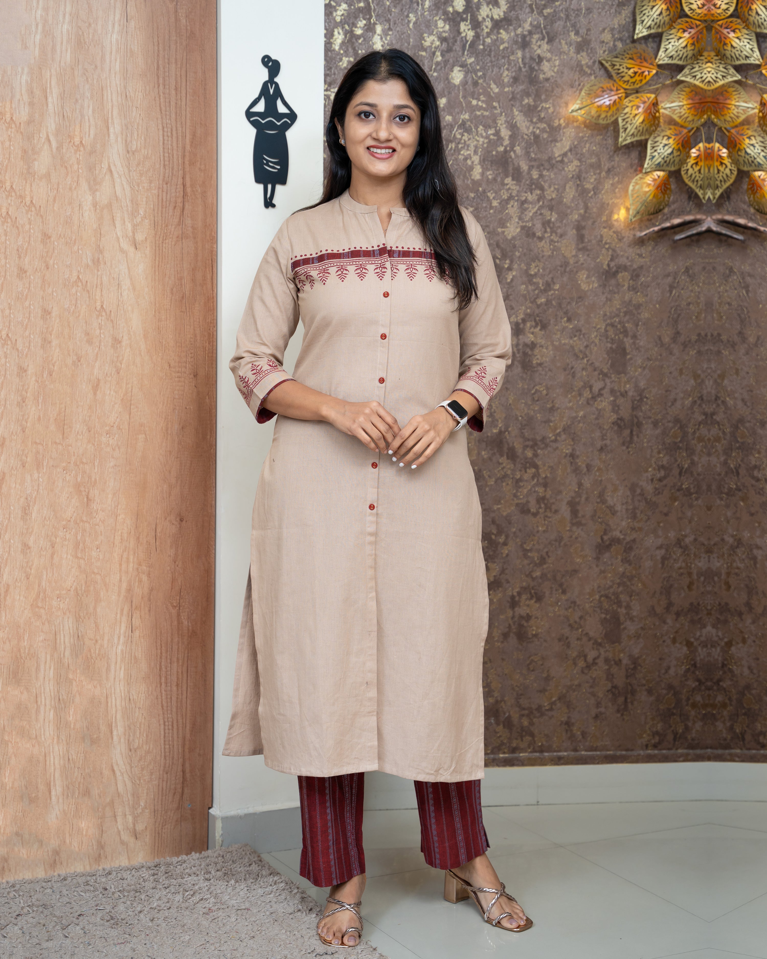 Load image into Gallery viewer, Cotton Co-Ord Set-5039
