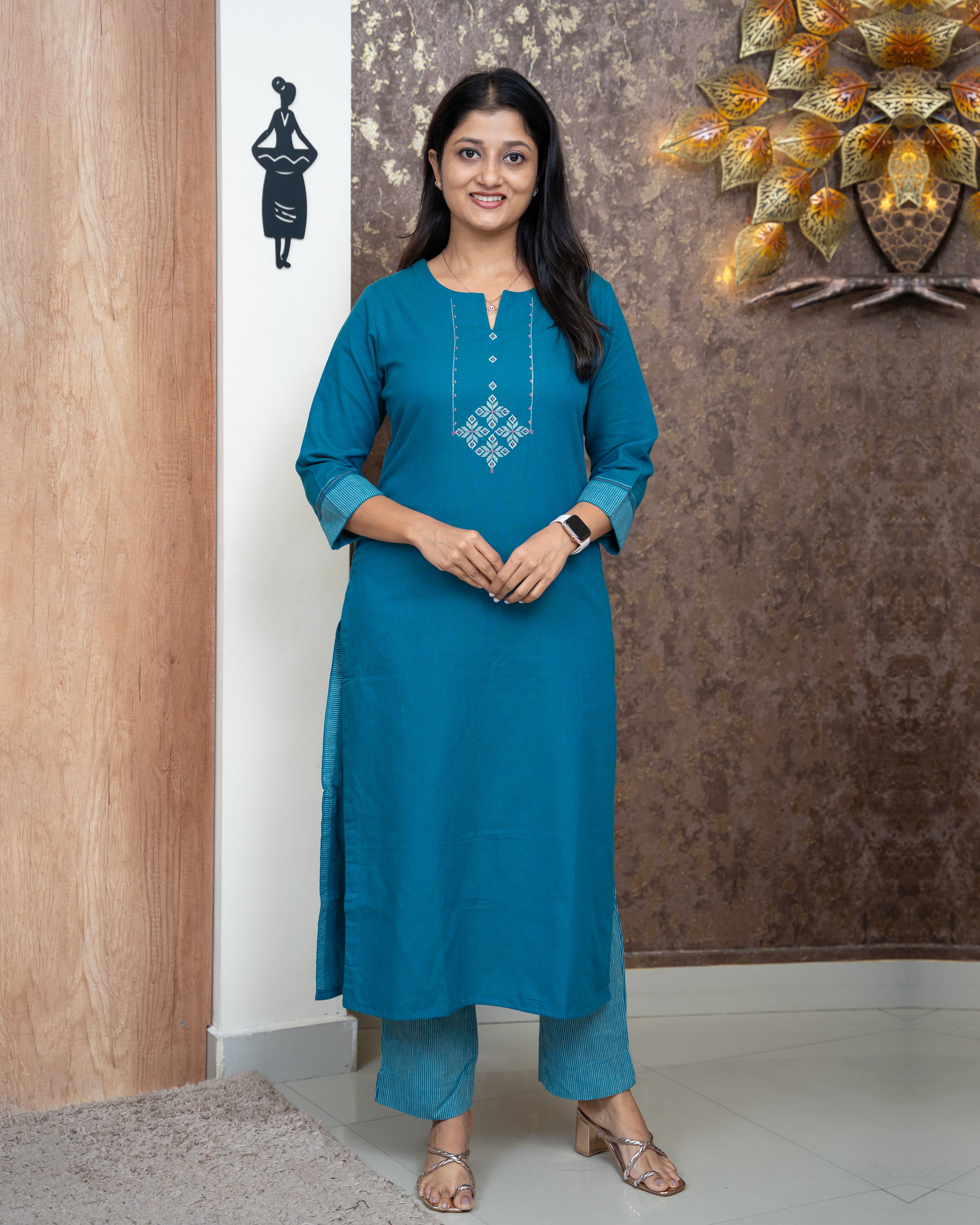 Load image into Gallery viewer, Pure Cotton Co-Ord Set-5041
