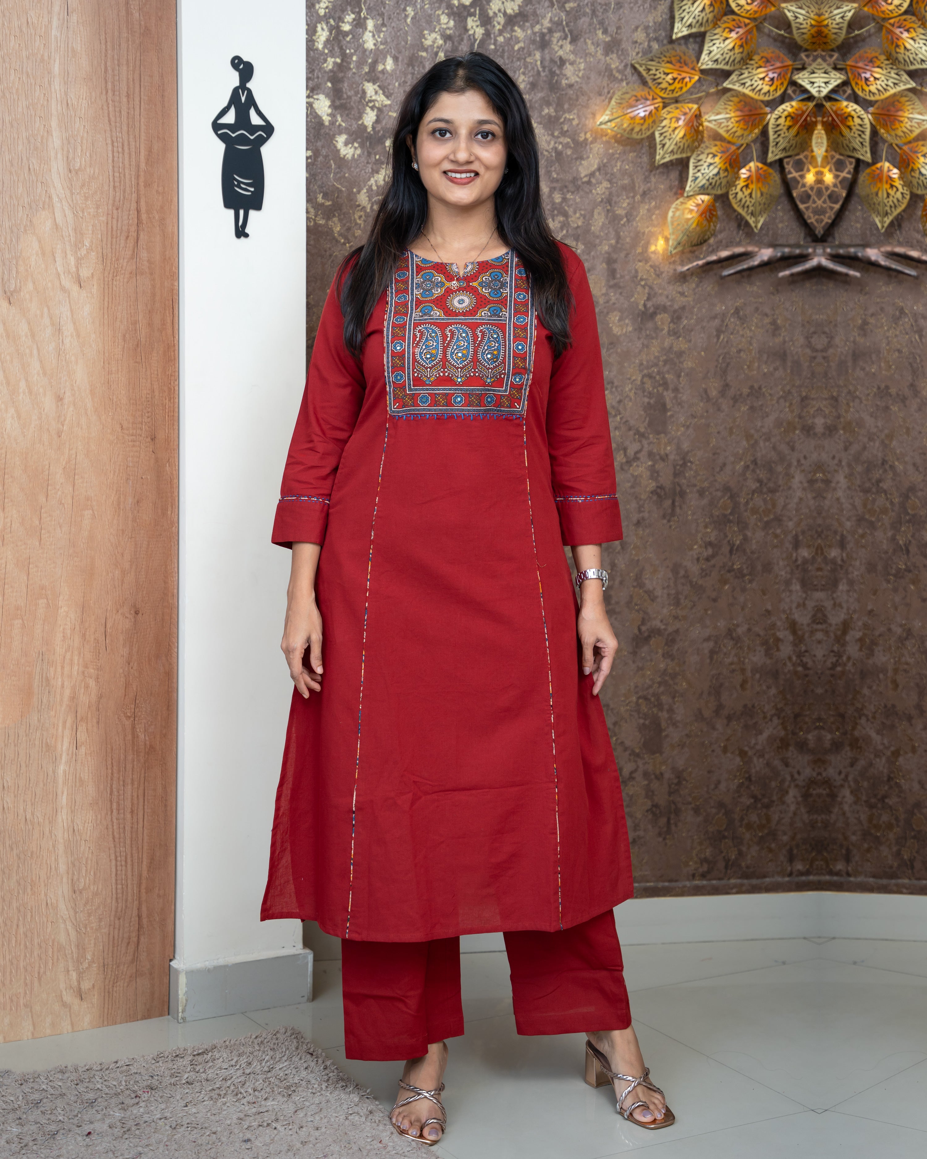 Load image into Gallery viewer, Cotton Co-Ord Set-5180
