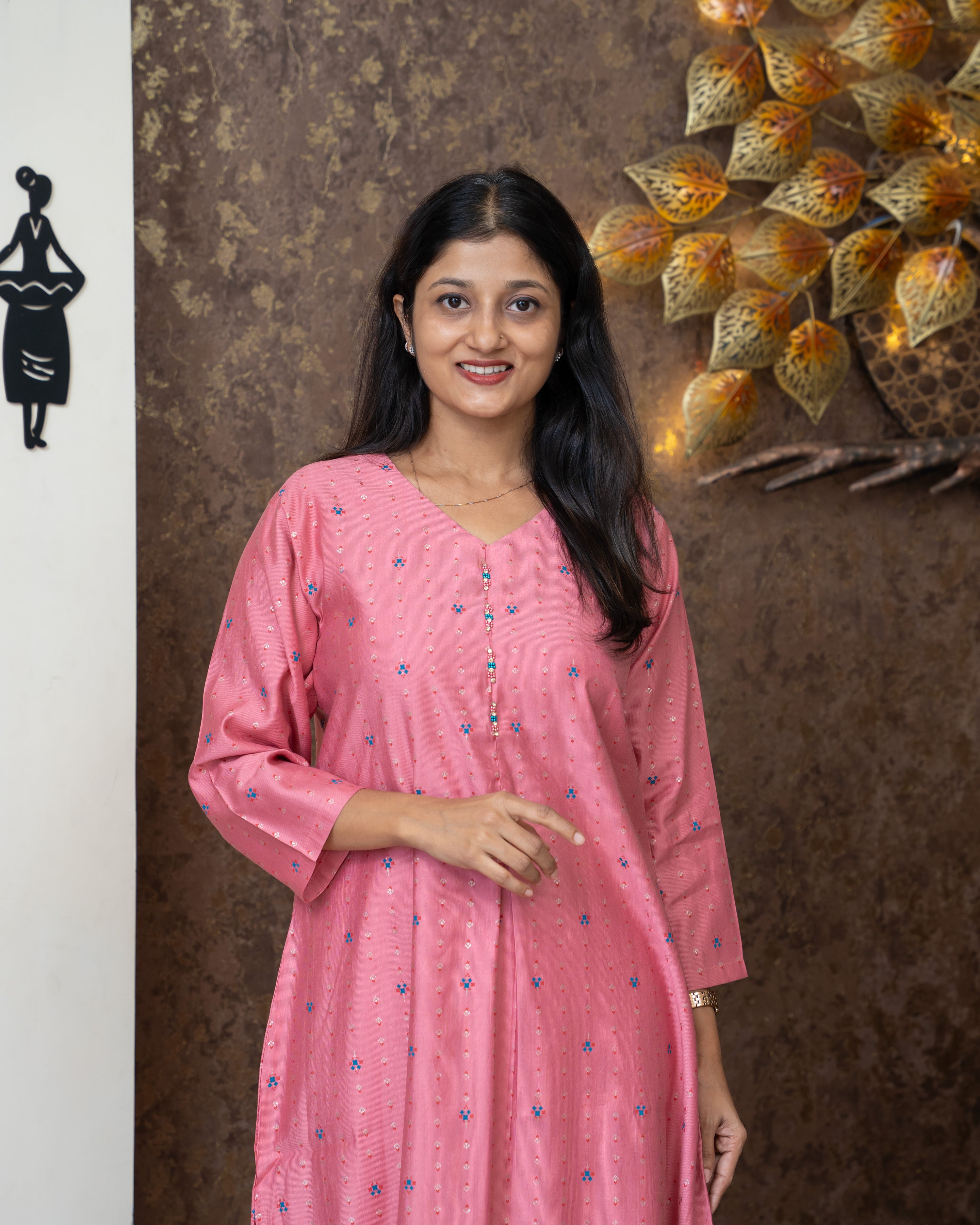 Load image into Gallery viewer, Semi Silk Kurti-5188
