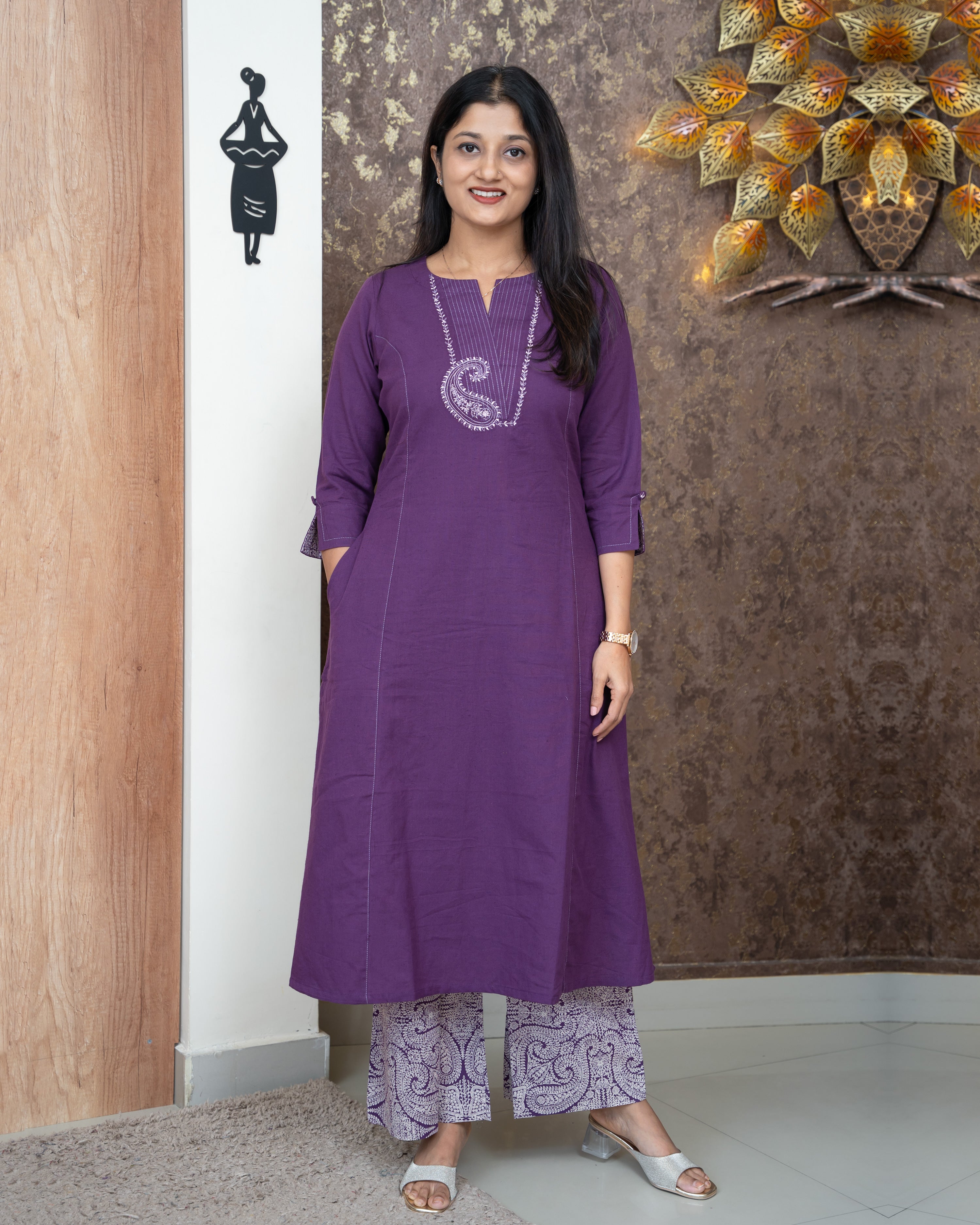 Load image into Gallery viewer, Cotton Co-Ord Set-5205
