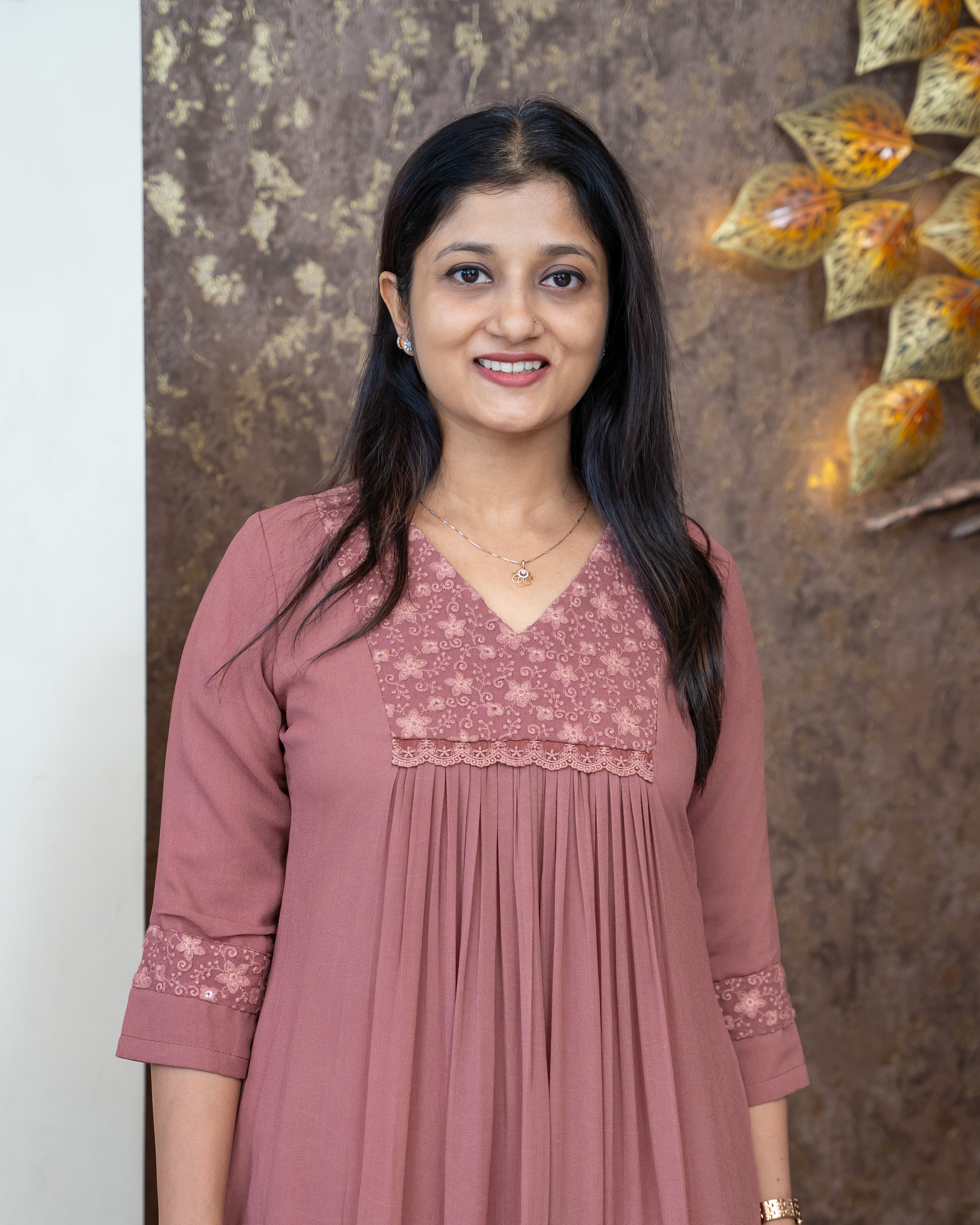 Load image into Gallery viewer, Georgette Designer Kurti(Pre-Order)-856
