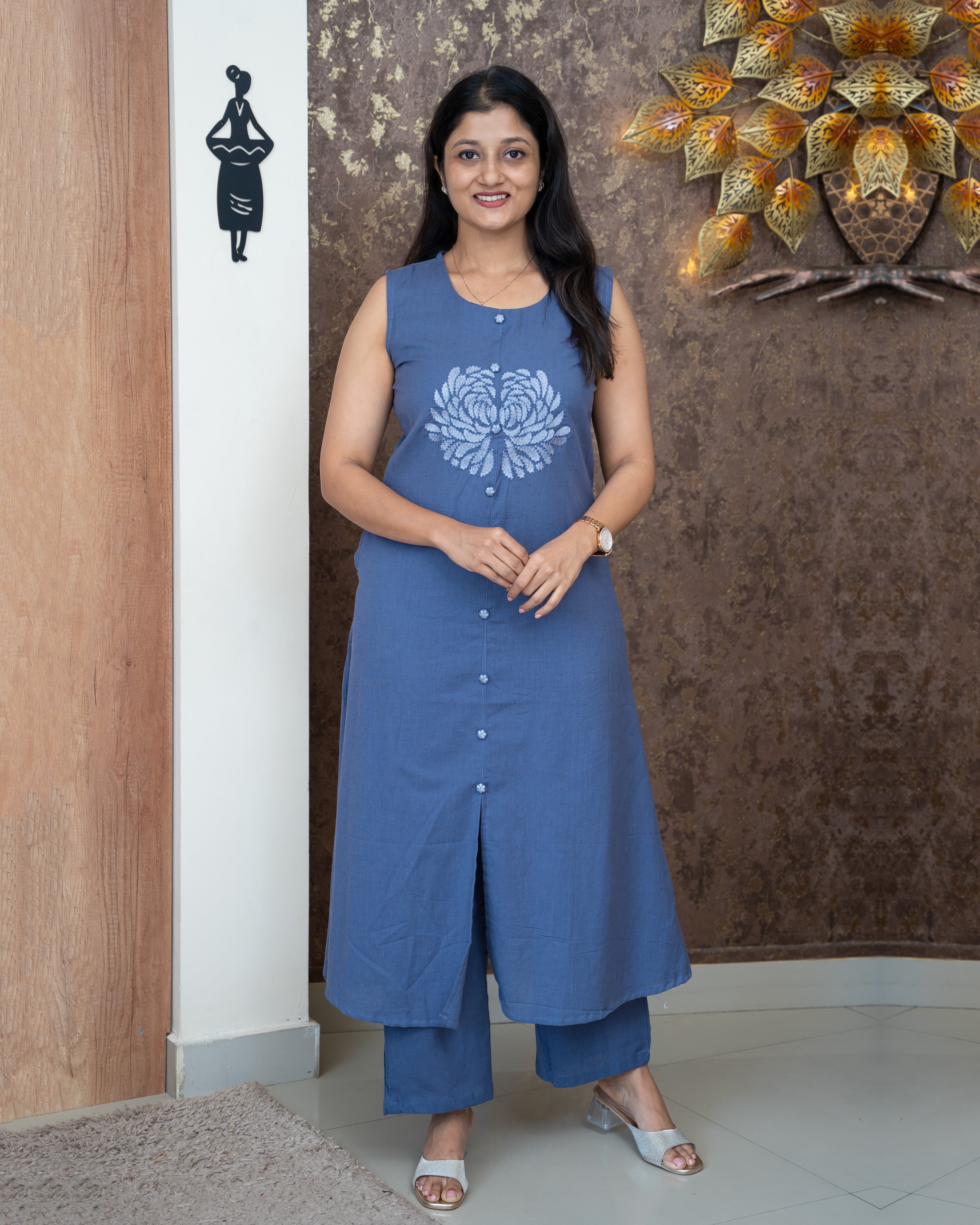 Load image into Gallery viewer, Cotton Co-Ord Set-5309
