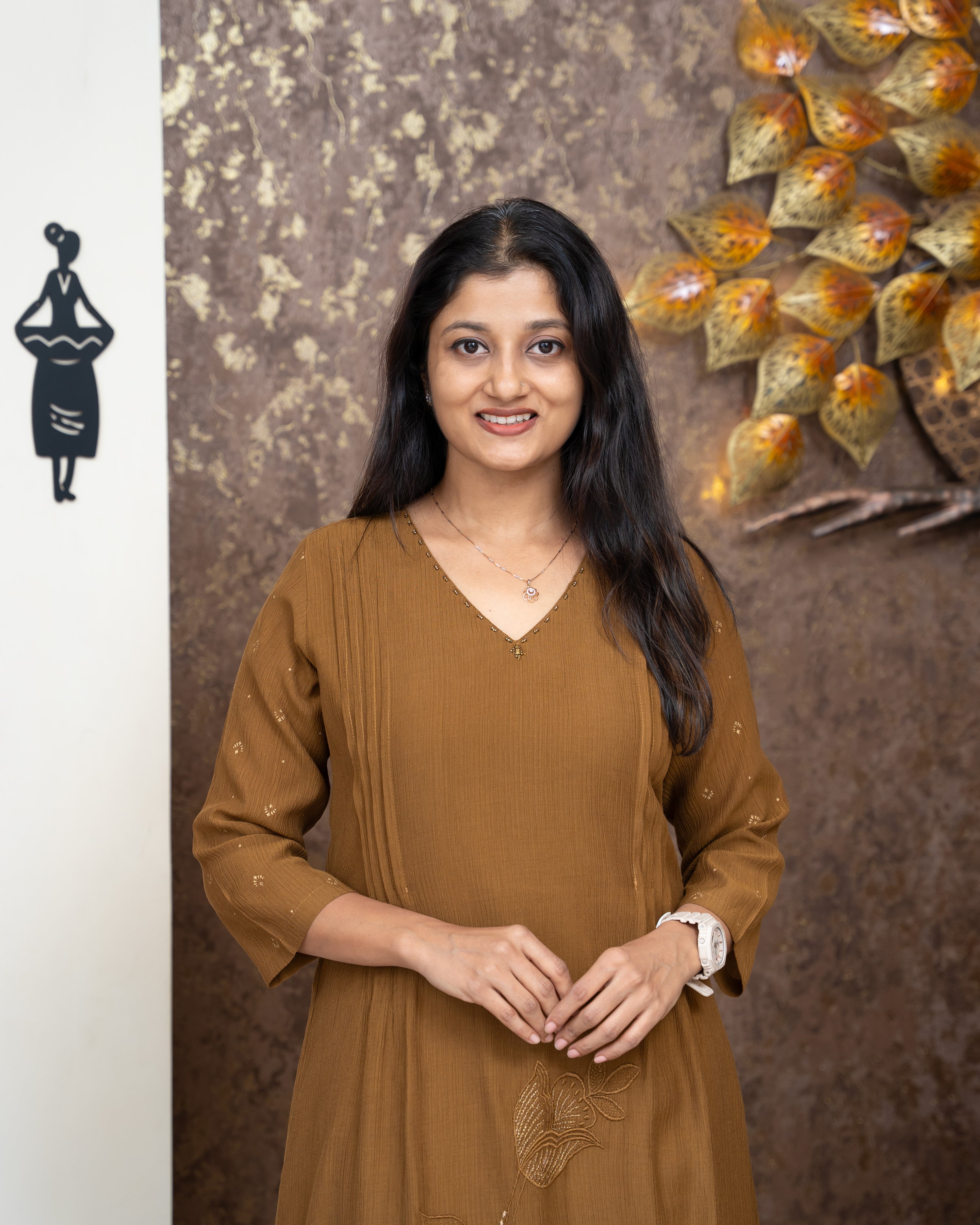 Load image into Gallery viewer, Crushed Mul Cotton Kurti-5344
