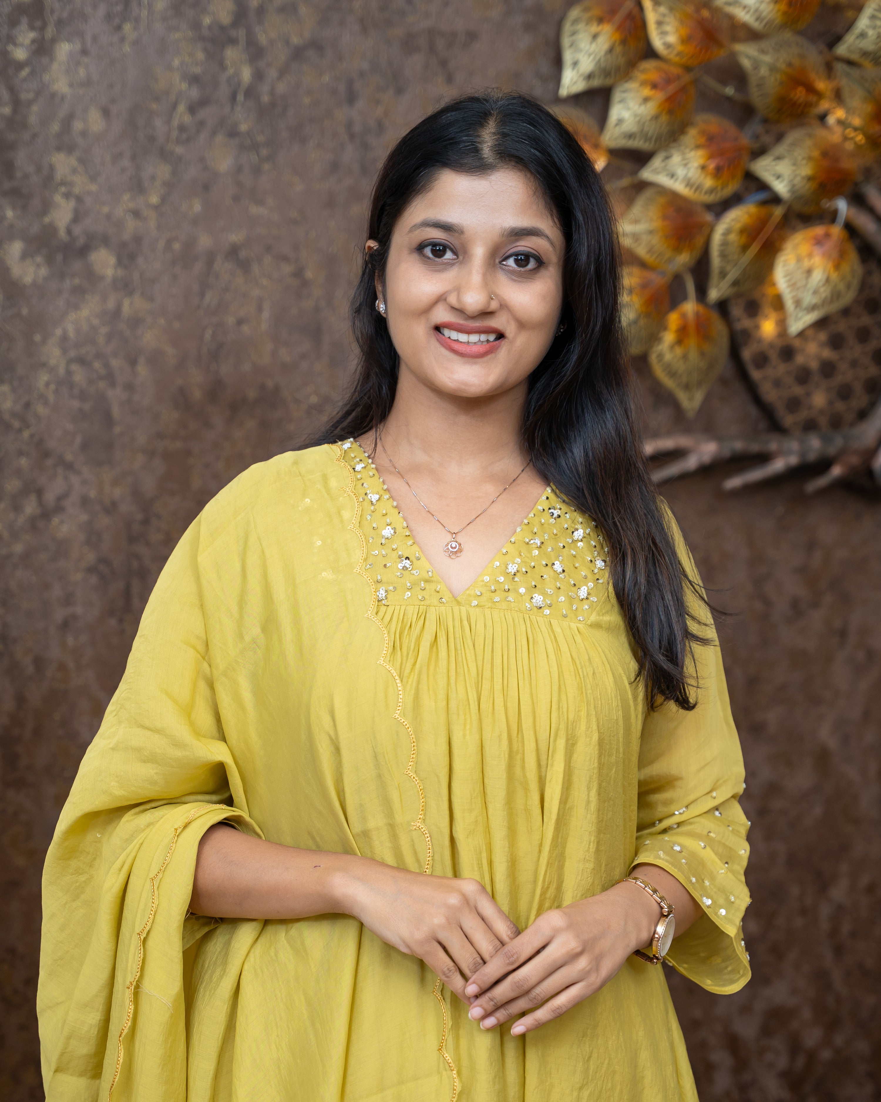 Load image into Gallery viewer, Mul Chanderi Suit-5394
