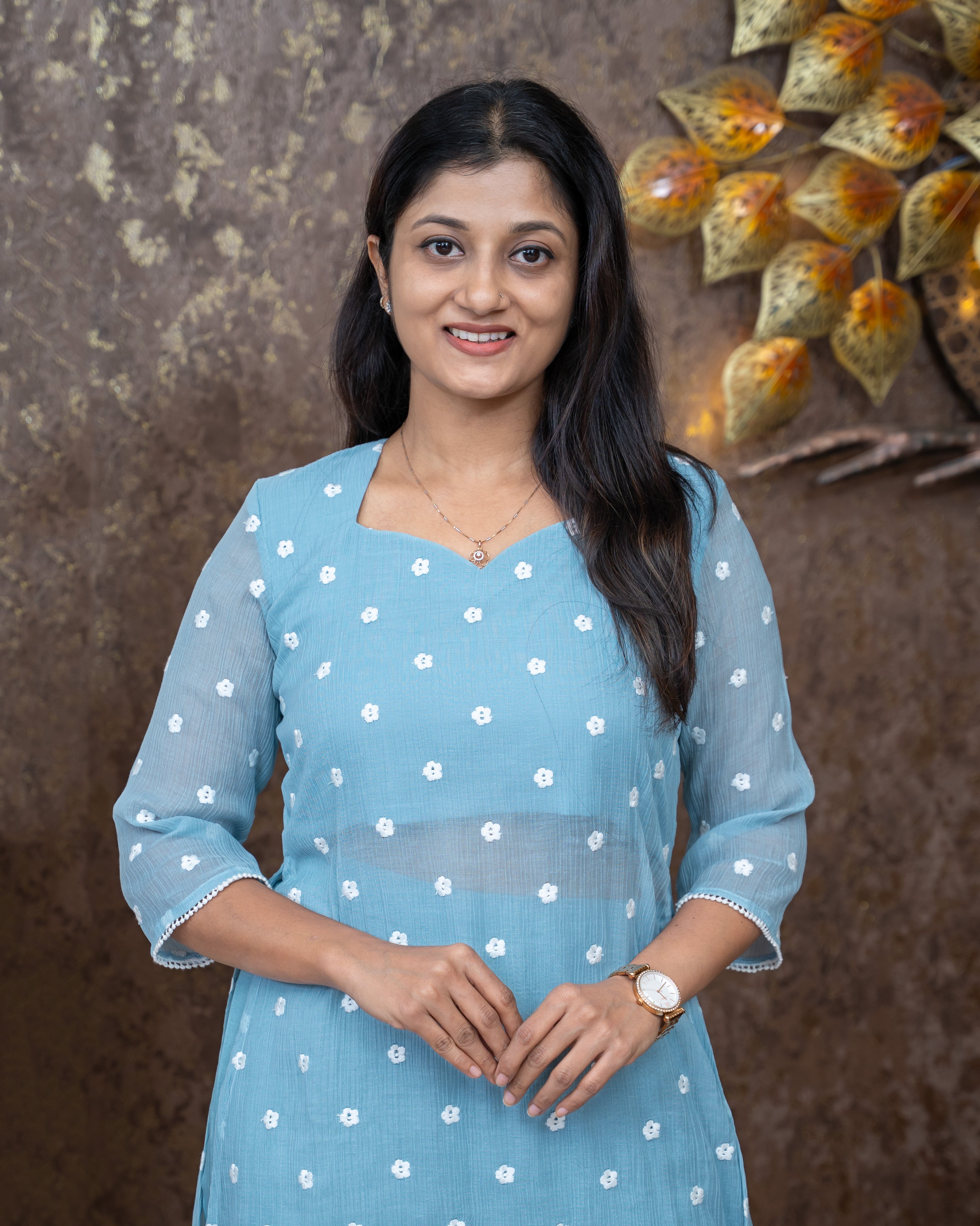 Load image into Gallery viewer, Crushed Mul Chanderi Designer Wear(Pre-Order)-869
