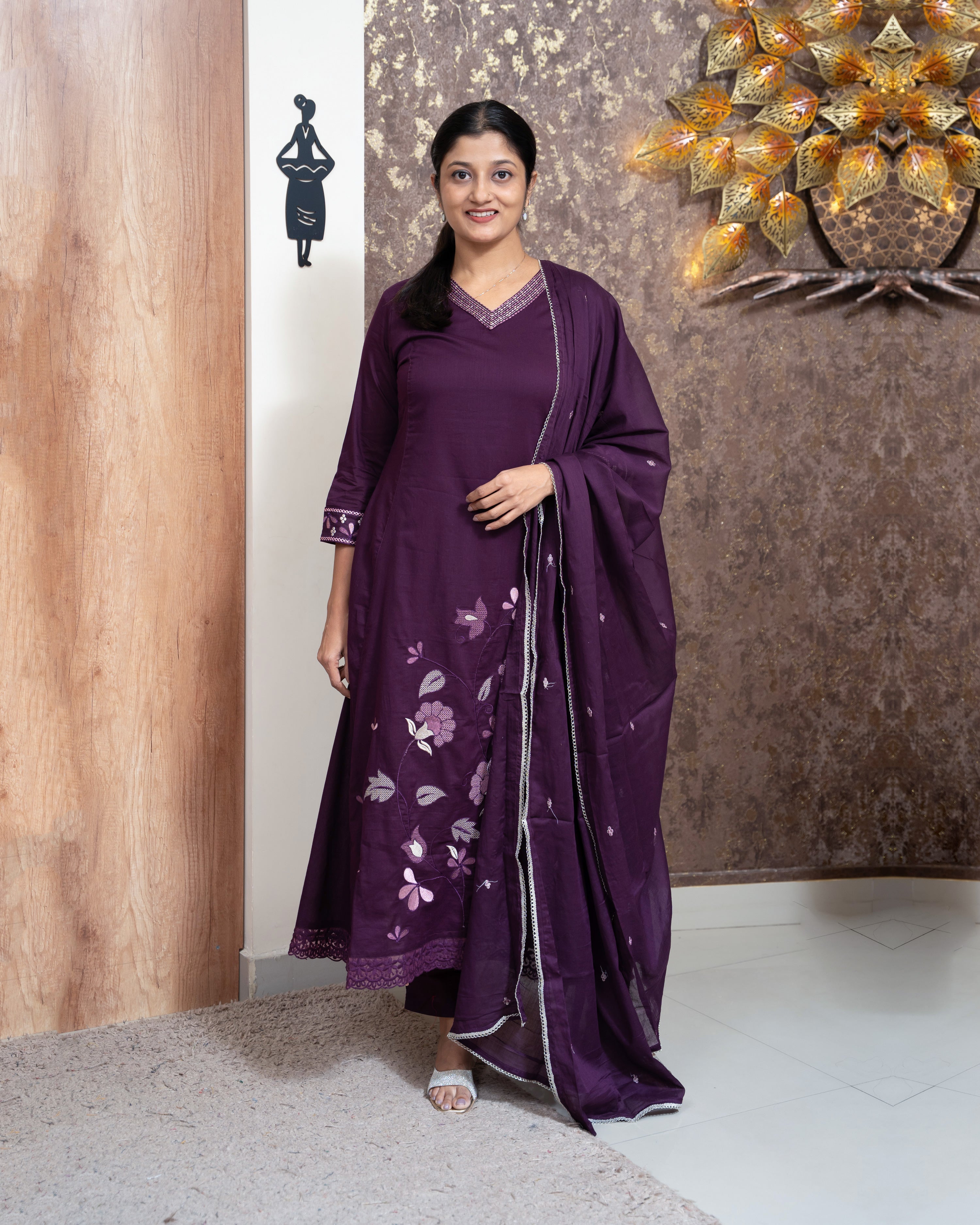 Load image into Gallery viewer, Mul Cotton Suit-5448
