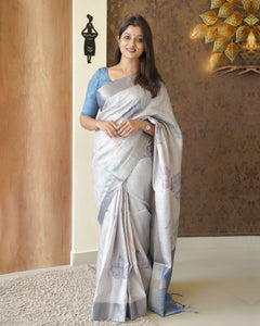 Semi Tusser Silk Saree-0864( Pre-Order)