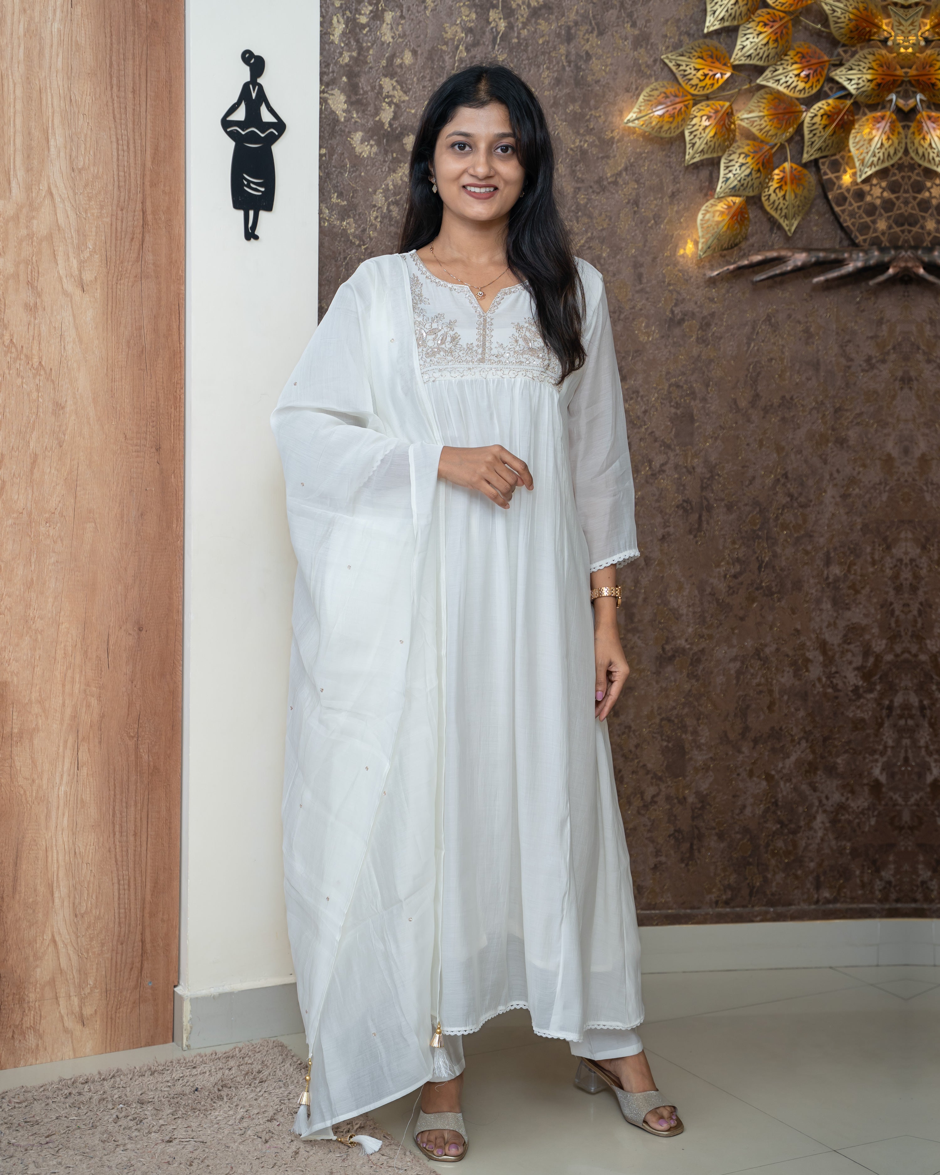 Load image into Gallery viewer, Pure Mul Chanderi Suit
