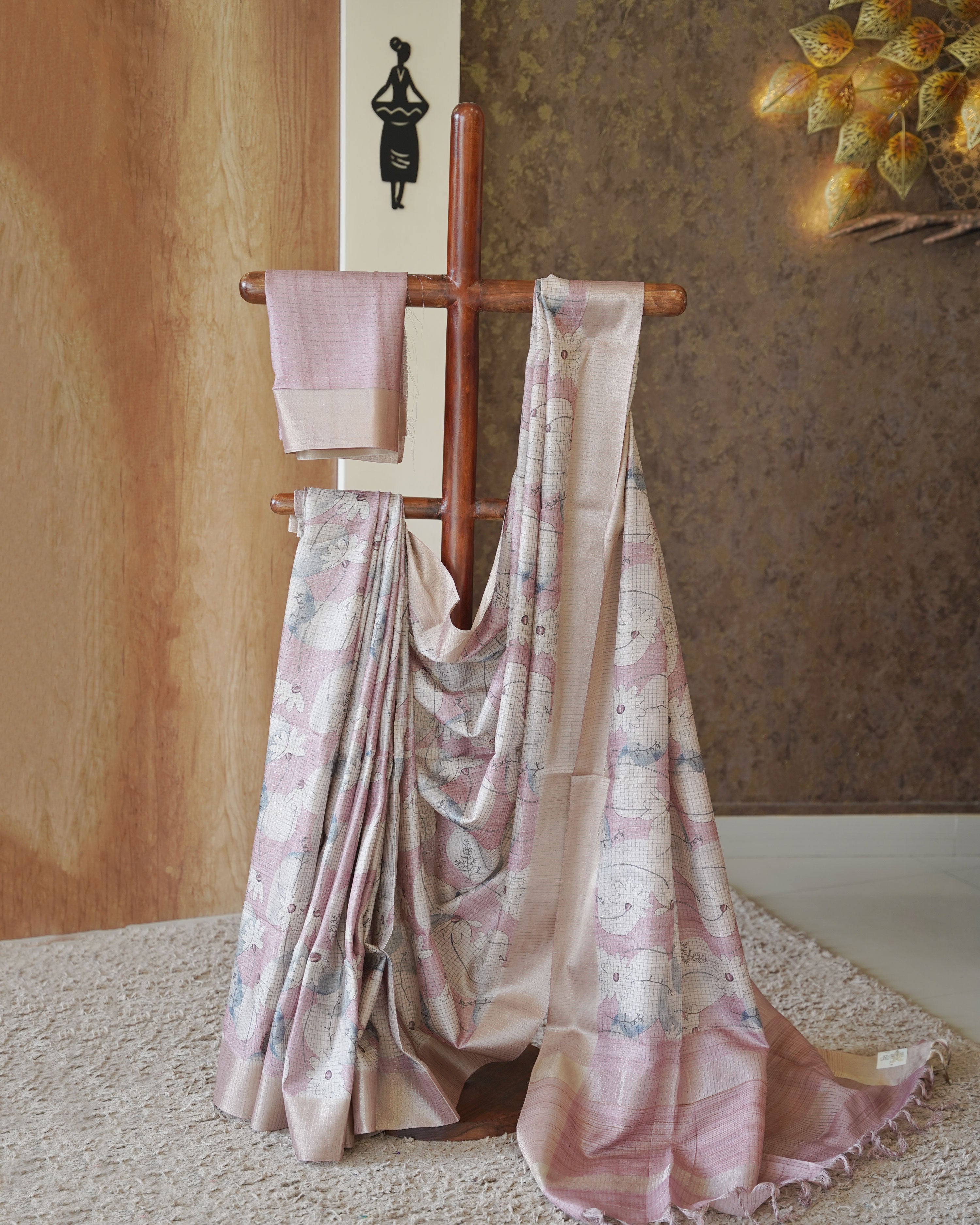 Load image into Gallery viewer, Semi Tusser Silk Saree-0864
