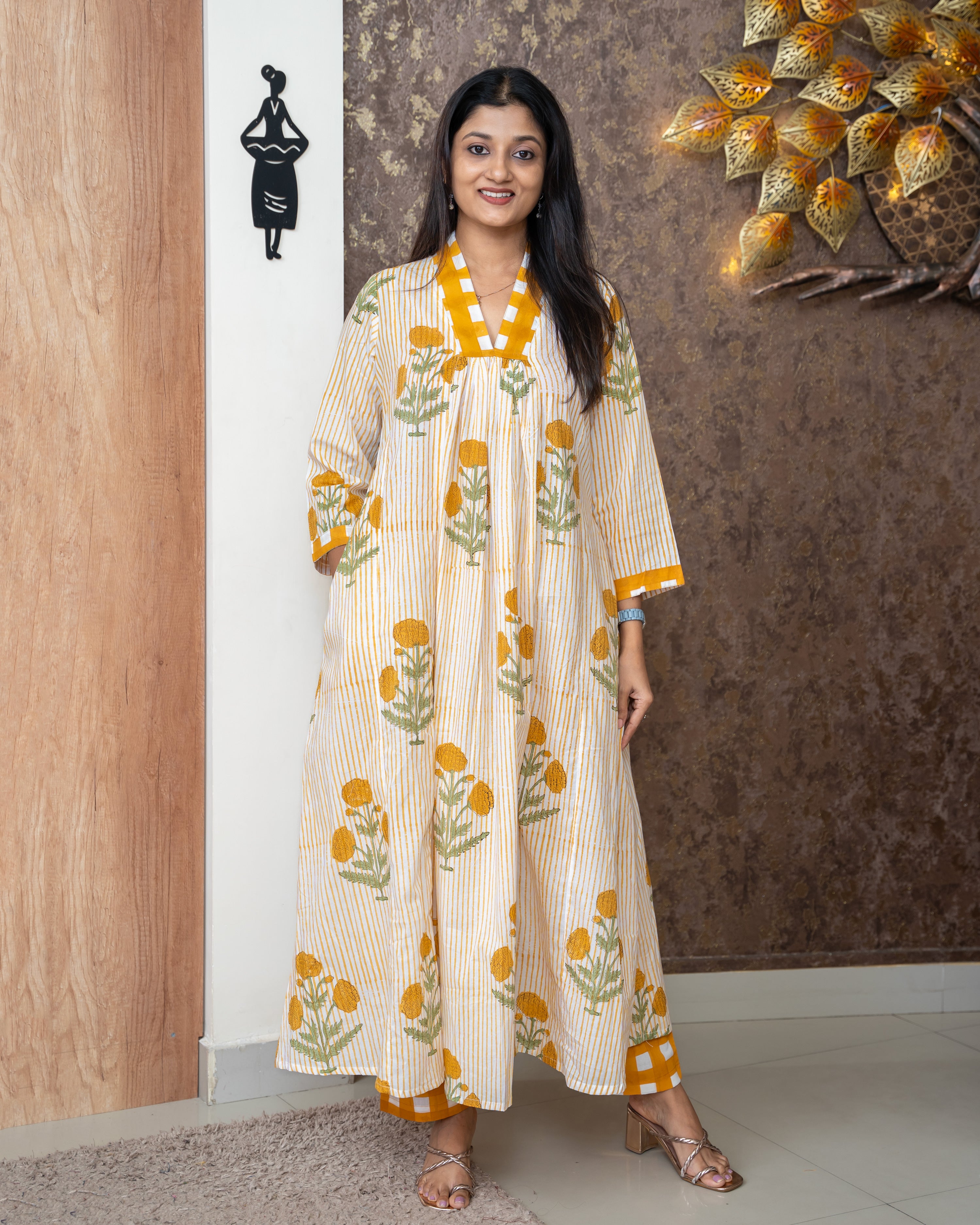 Load image into Gallery viewer, Cotton Co-Ord Set-5586
