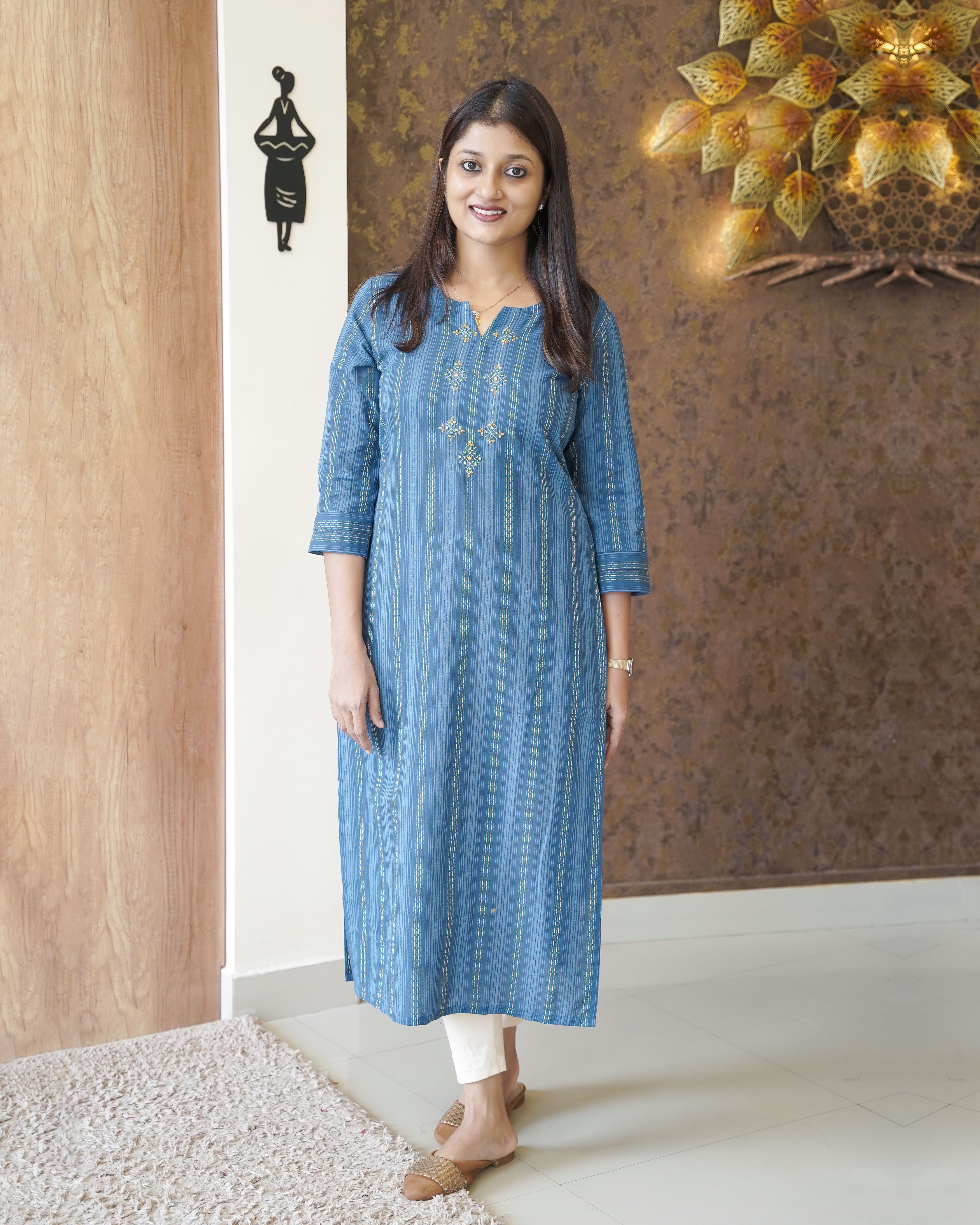 Load image into Gallery viewer, Pure Cotton Kurti-0904
