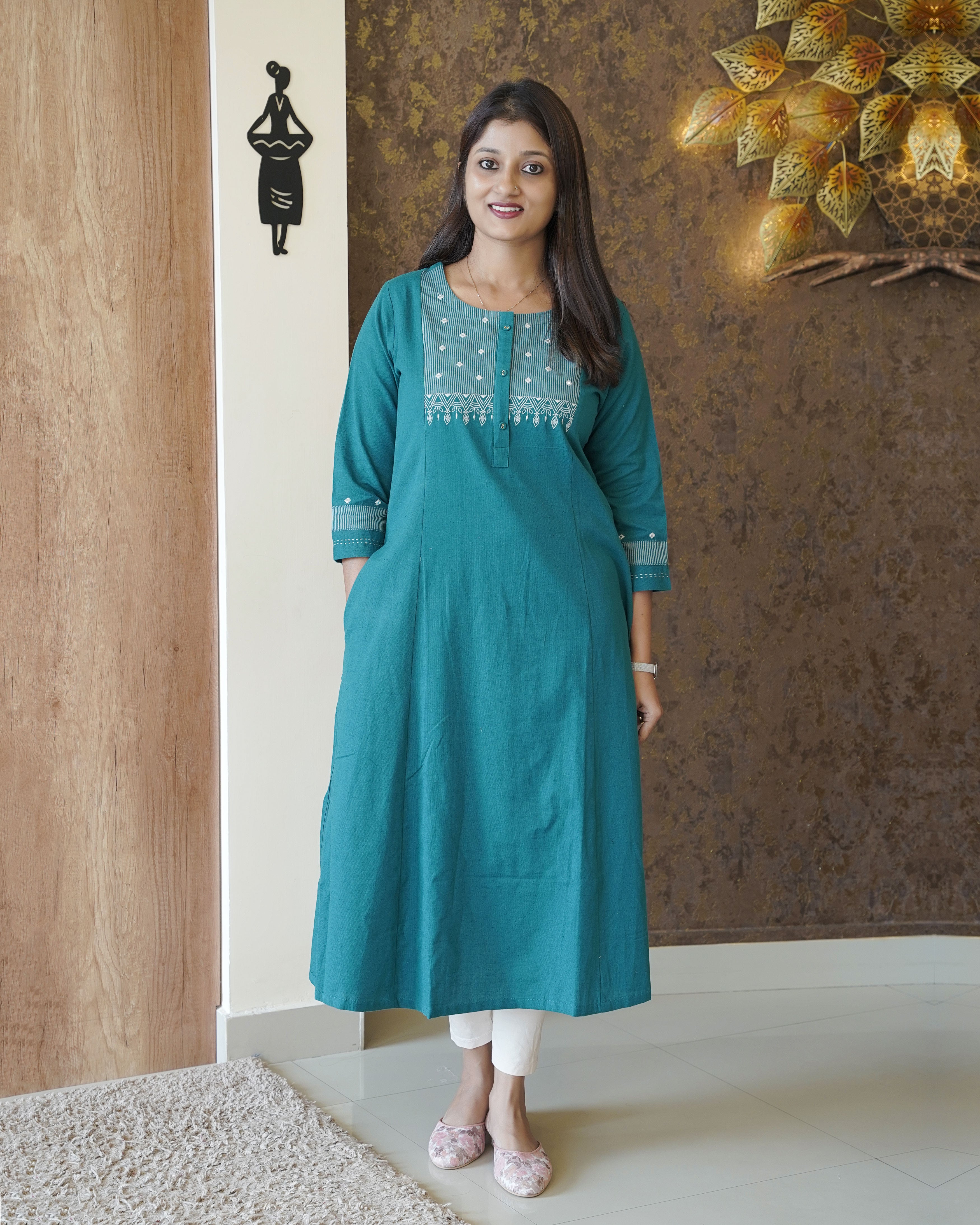 Load image into Gallery viewer, Pure Cotton Kurti-0976
