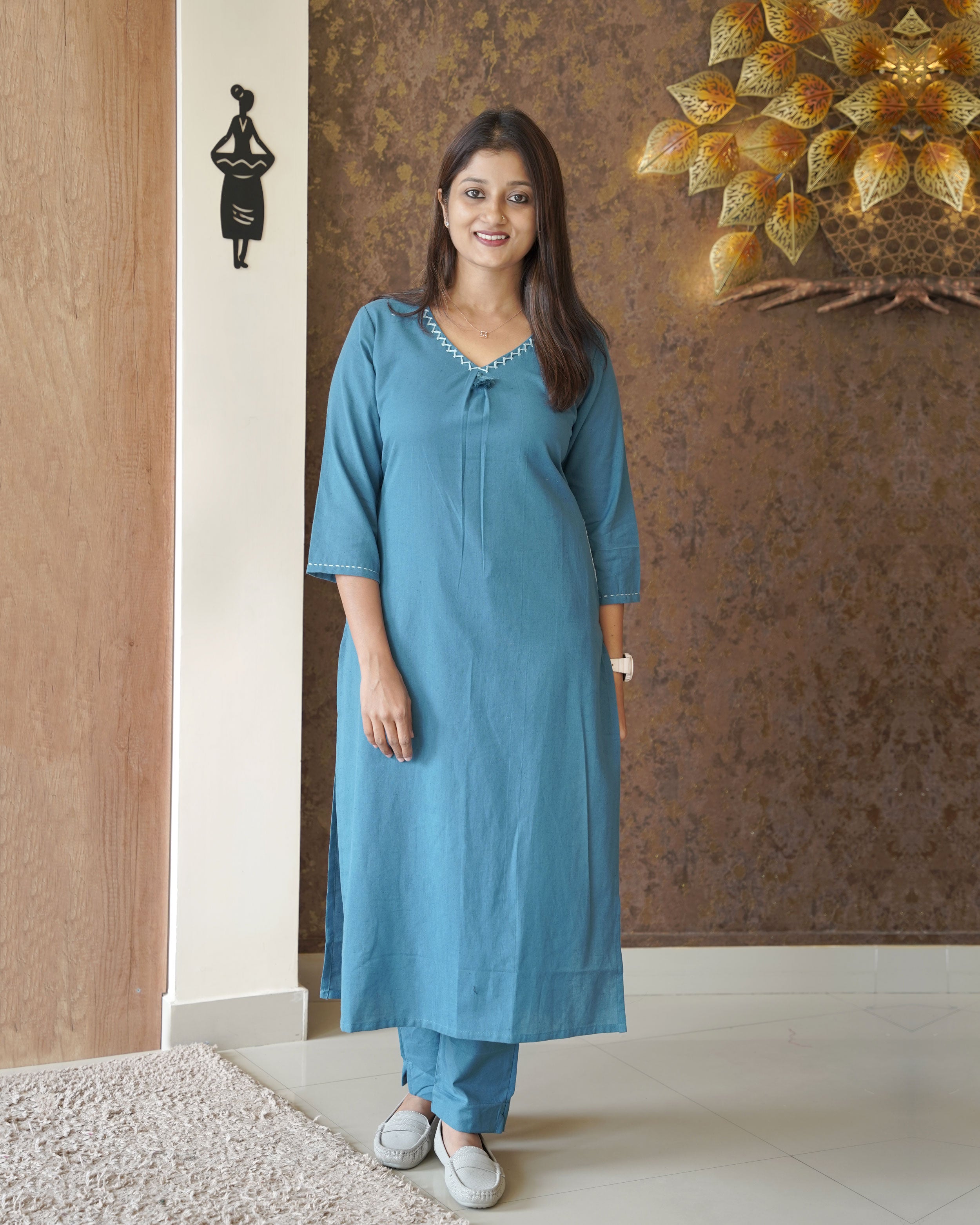 Load image into Gallery viewer, Pure Cotton Co-Ord Set-1070
