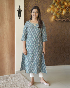 Modal Chanderi  Kurti-1175