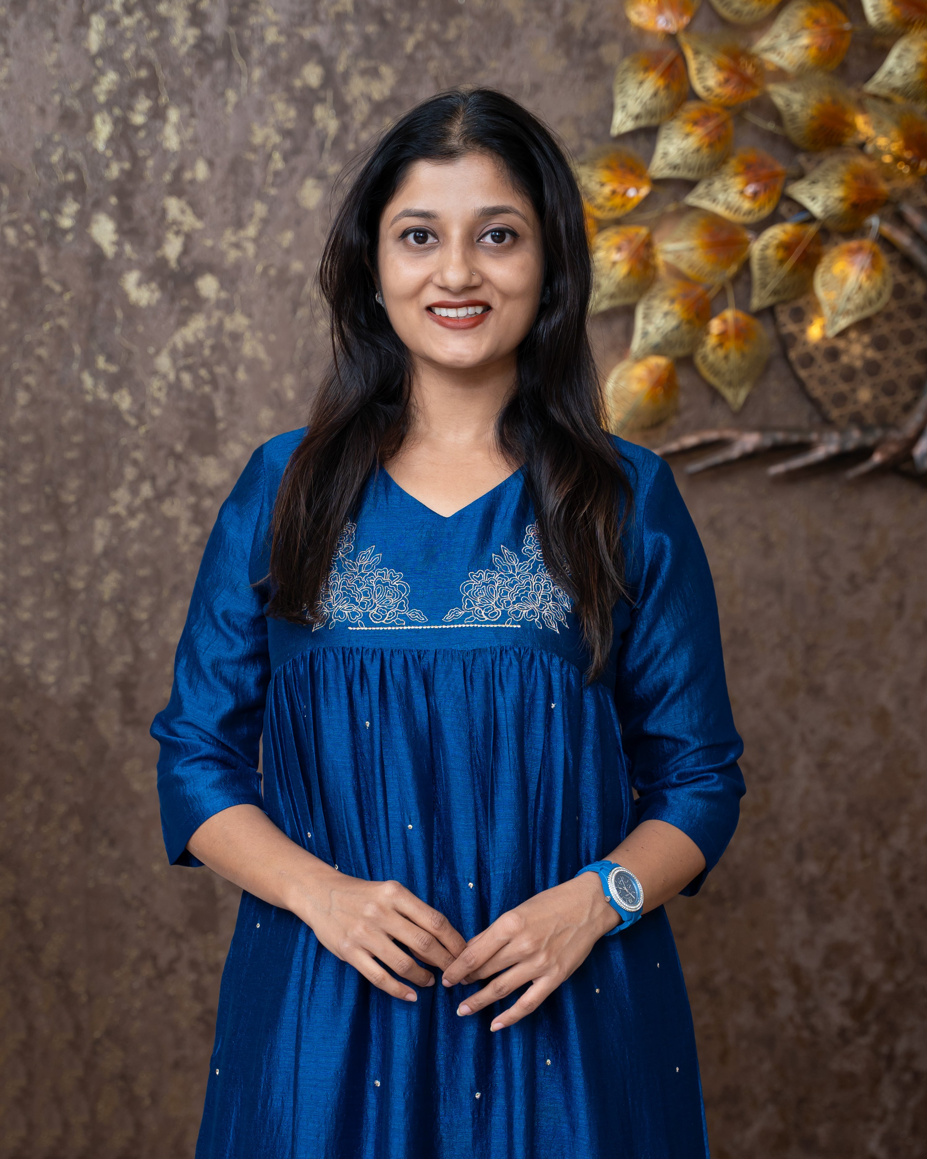 Load image into Gallery viewer, Vichithra Silk Kurti-5792
