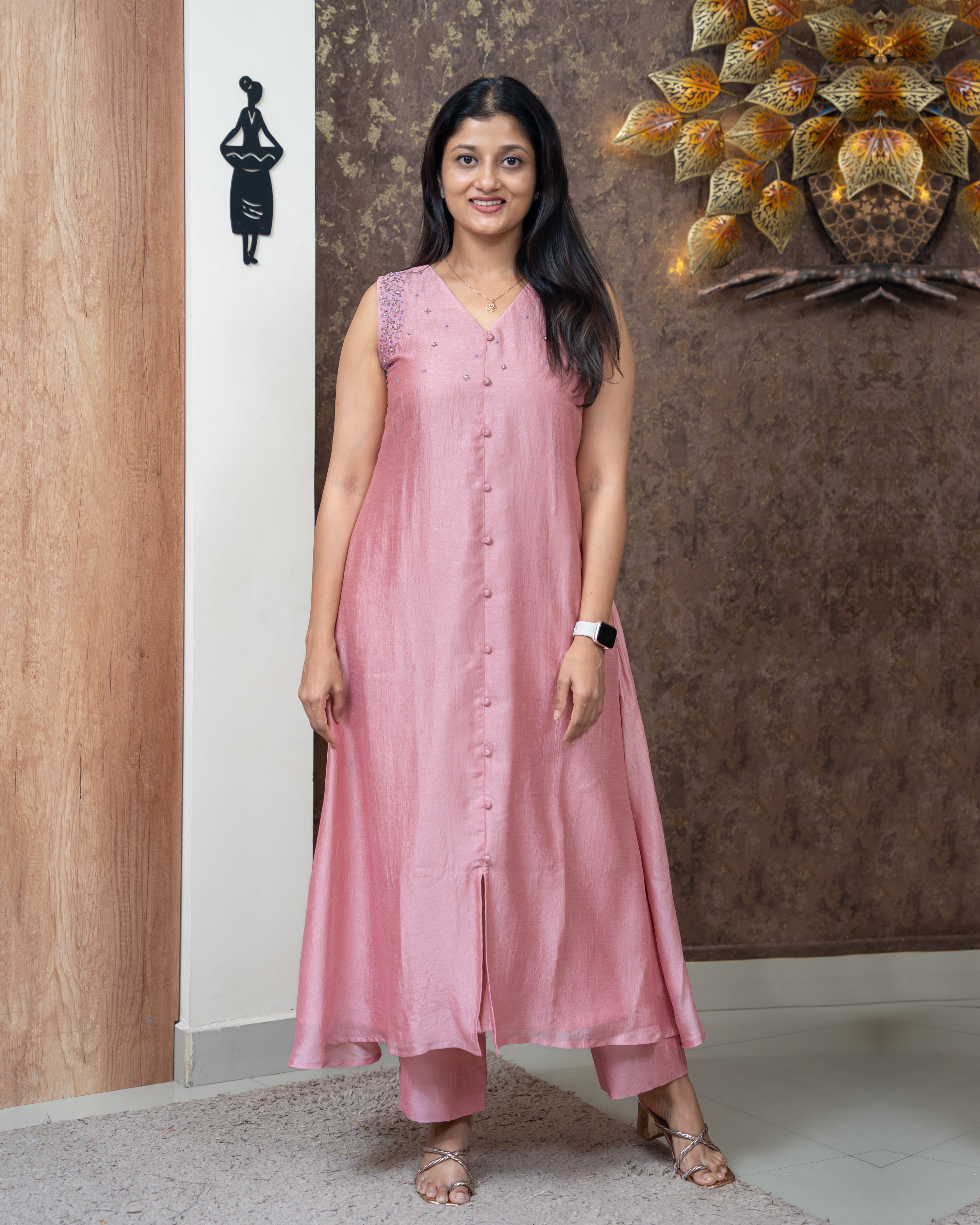 Load image into Gallery viewer, Vichithra Silk Designer Kurti(Pre-Order)-884
