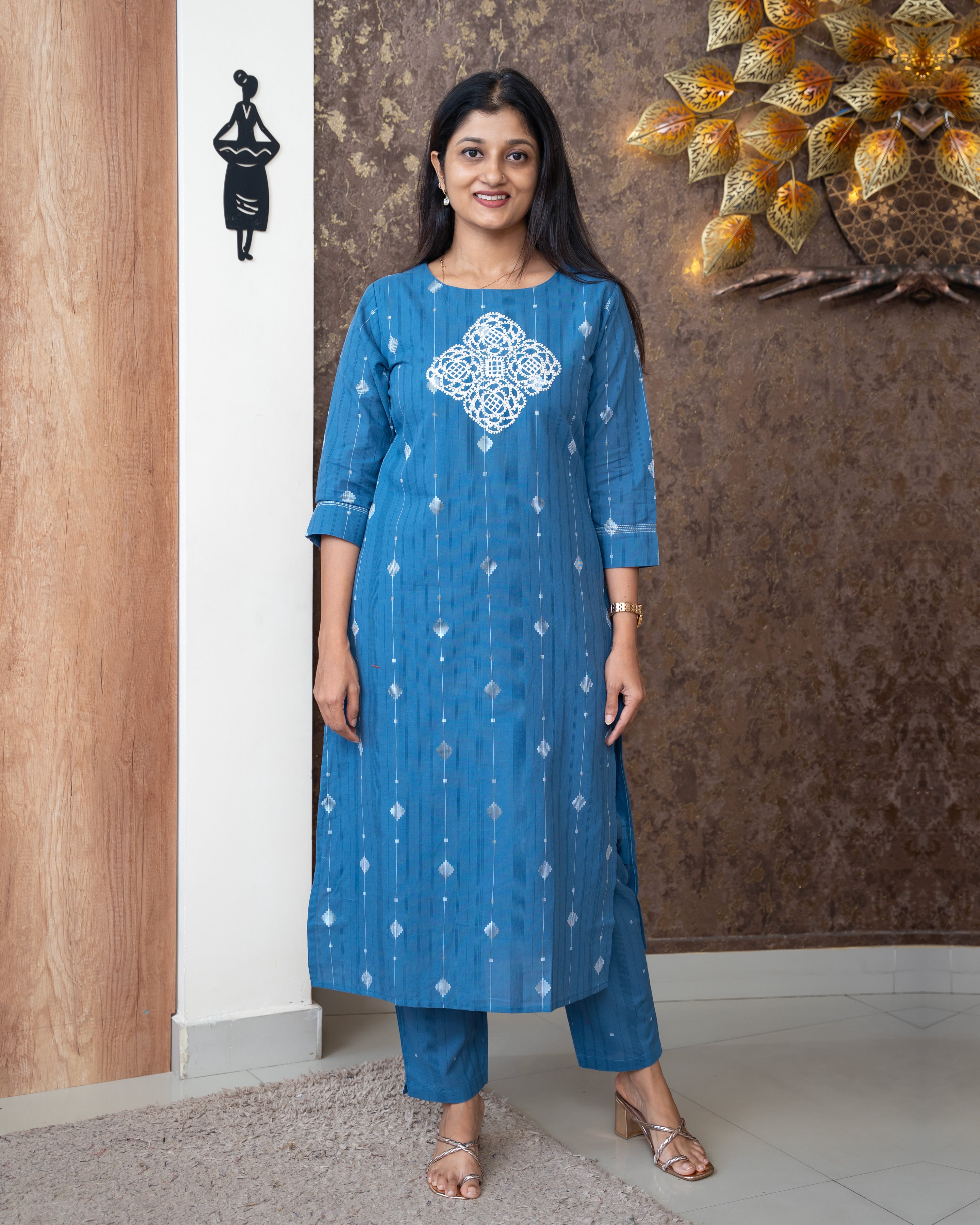 Load image into Gallery viewer, Cotton Co-Ord Set-5824
