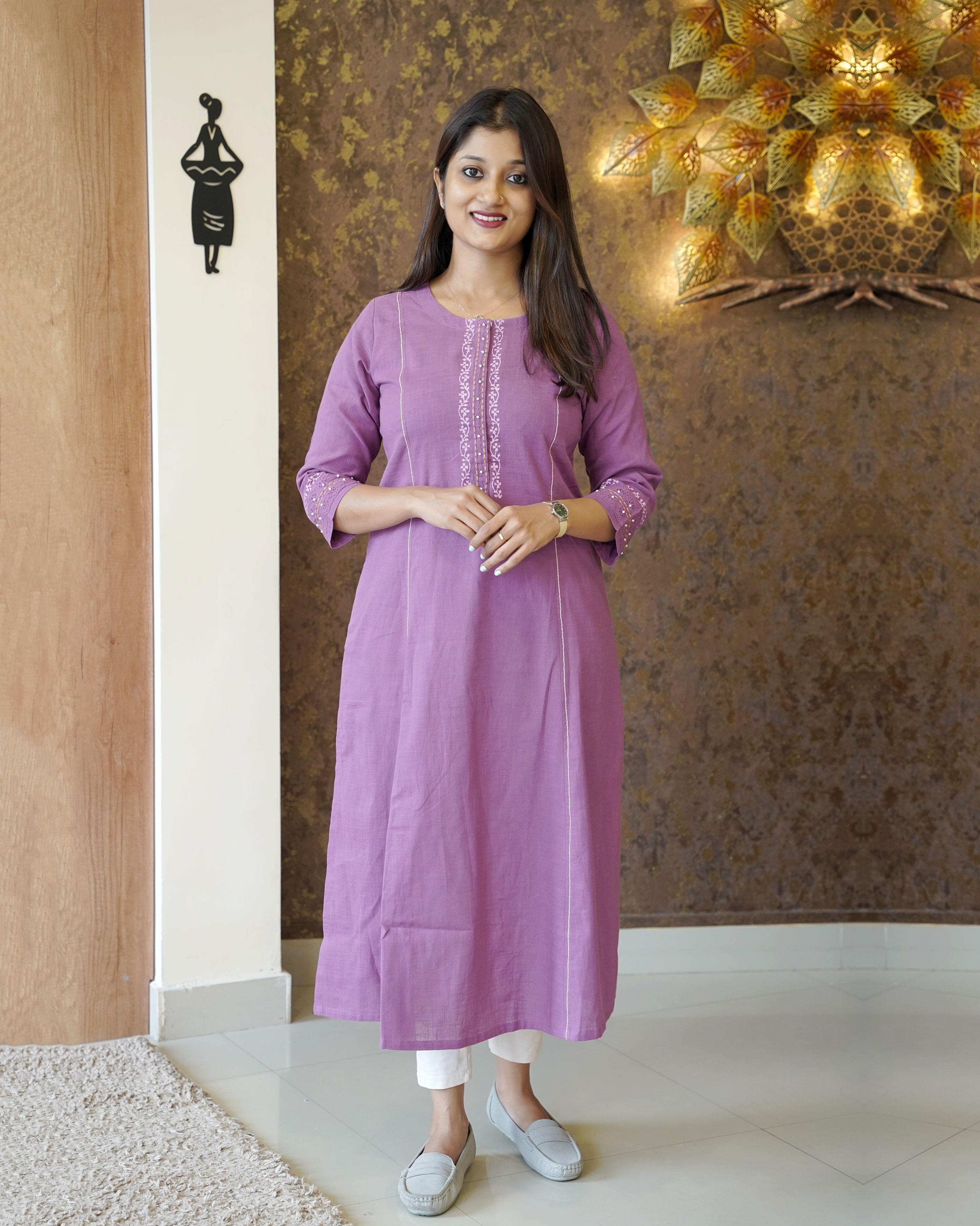 Load image into Gallery viewer, Pure Cotton Kurti-1338
