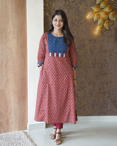 Pure Cotton Kurti-1387