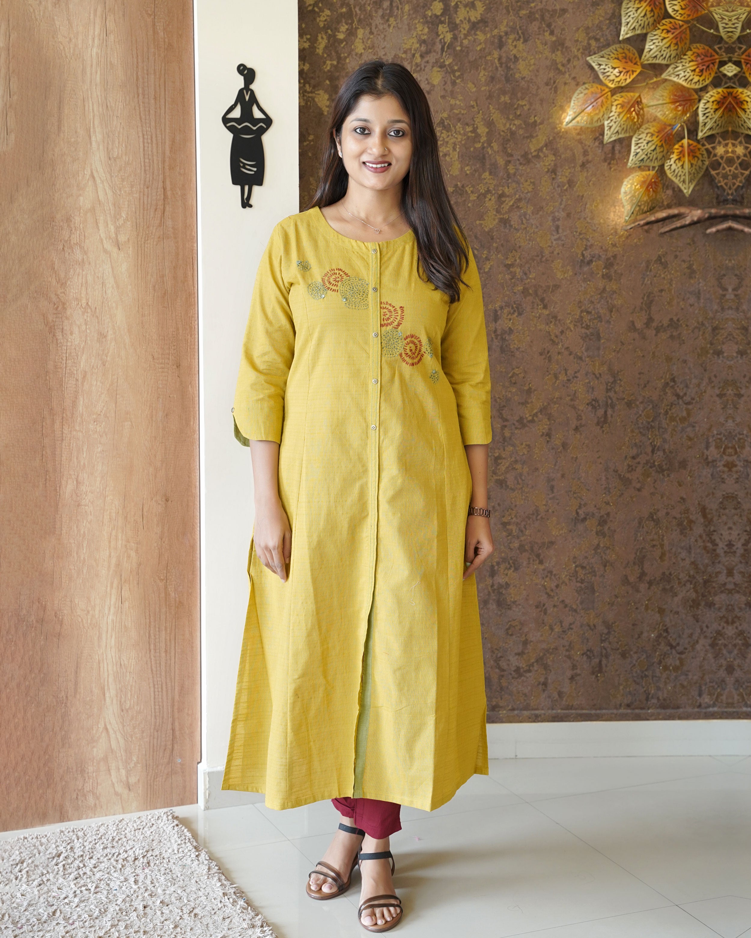 Load image into Gallery viewer, Pure Cotton Kurti-1390
