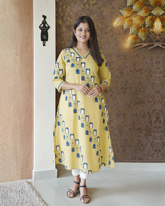 Pure Cotton Kurti-1388