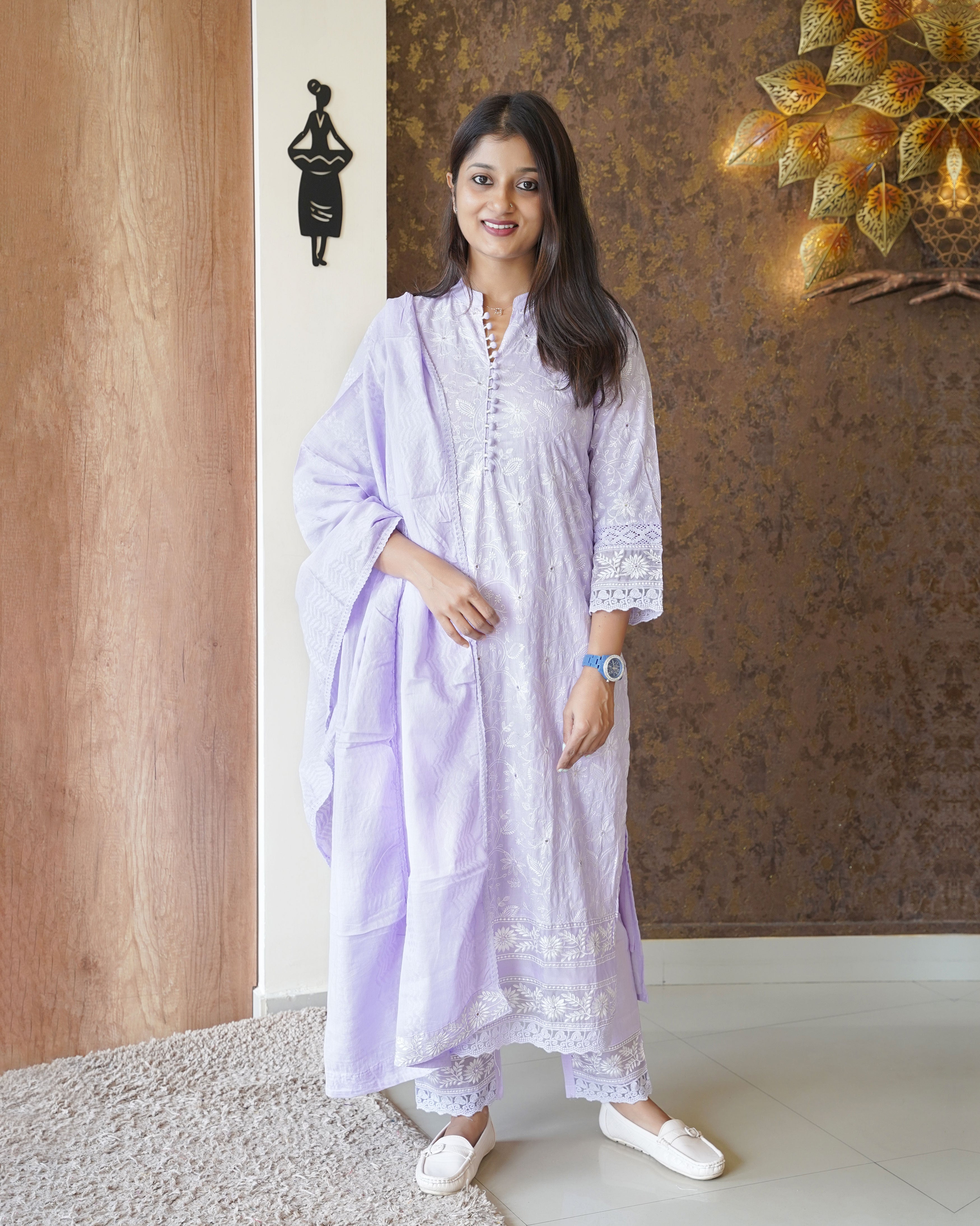 Load image into Gallery viewer, Pure Cotton Kurti Set-1429
