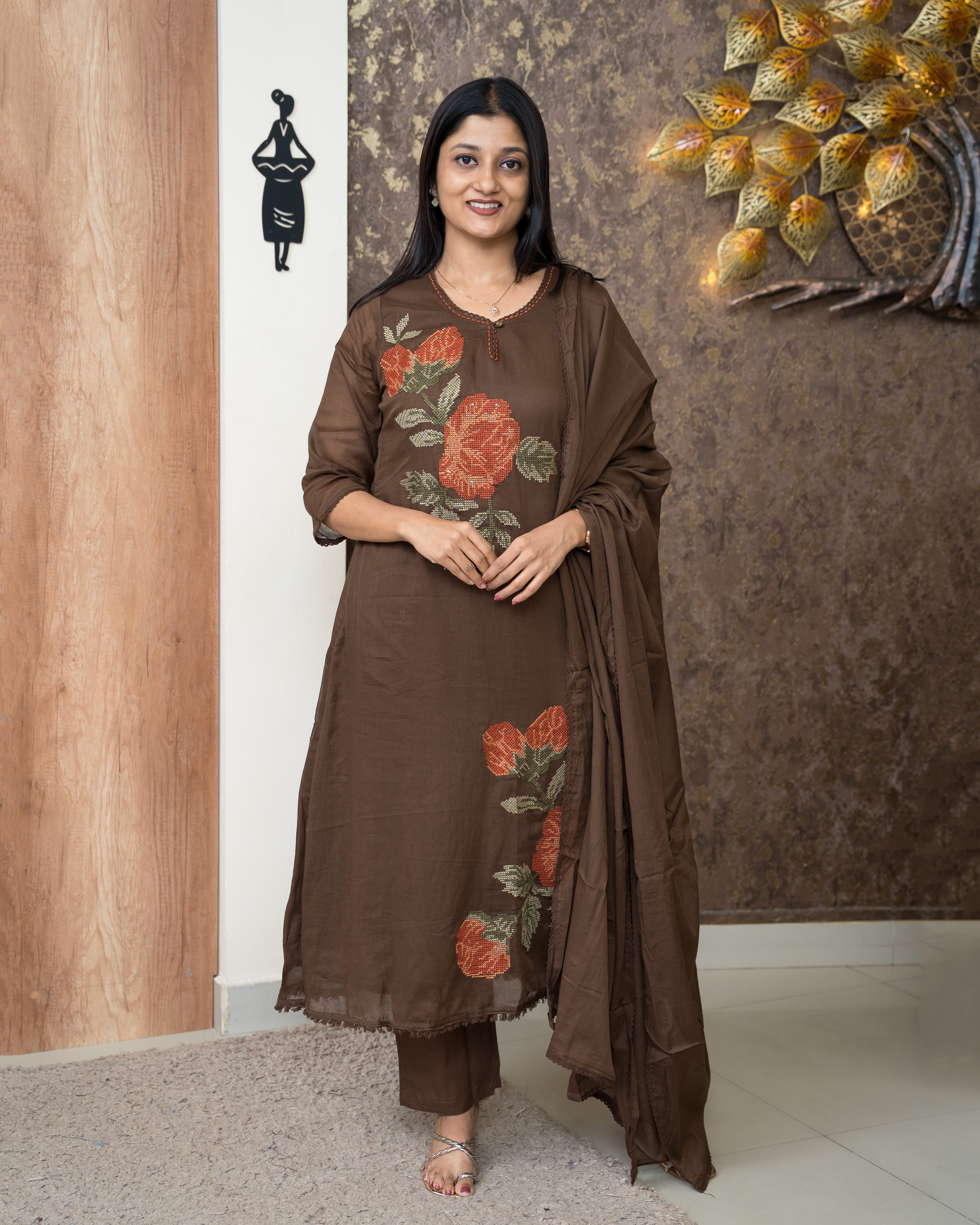 Load image into Gallery viewer, Mul Cotton Suit-5972
