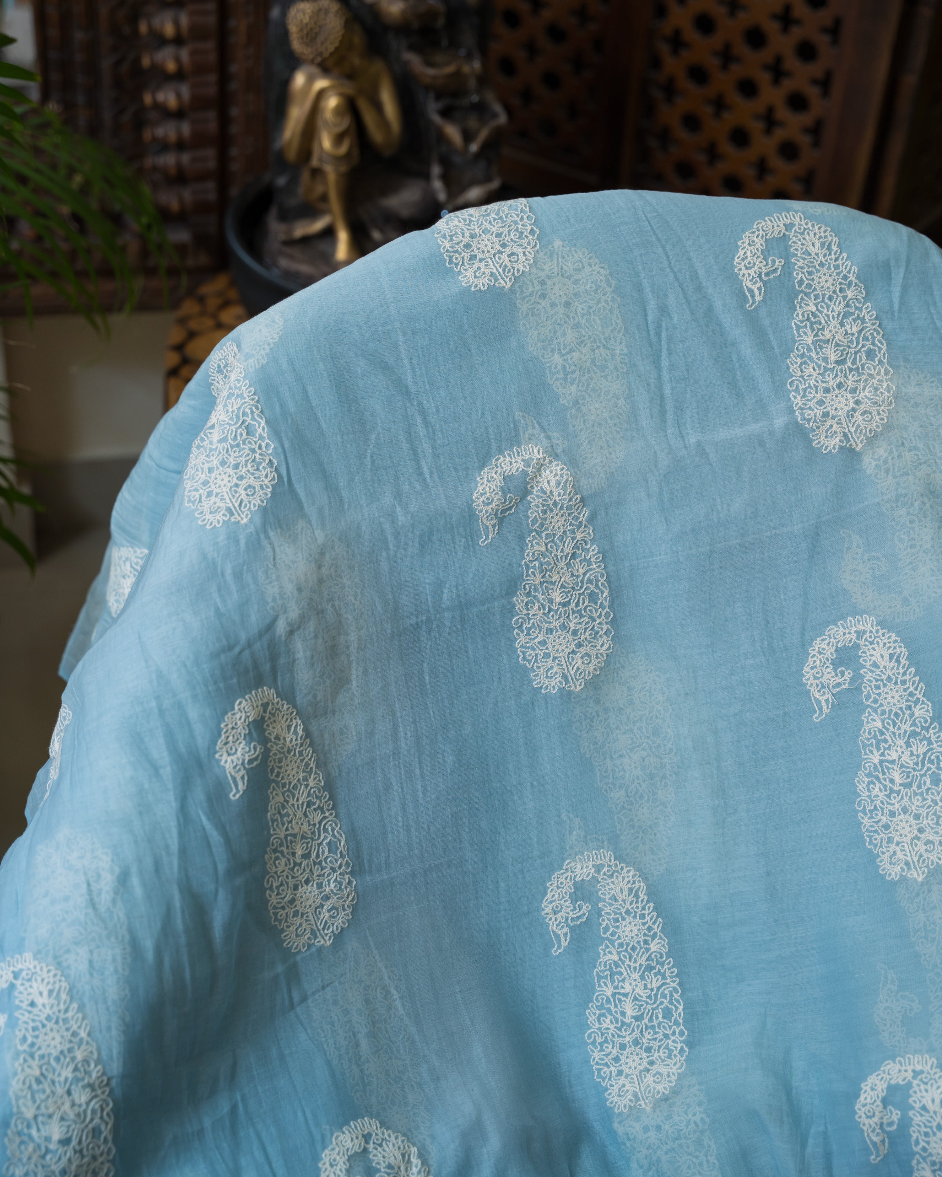 Load image into Gallery viewer, Mul Chanderi Fabric-5597
