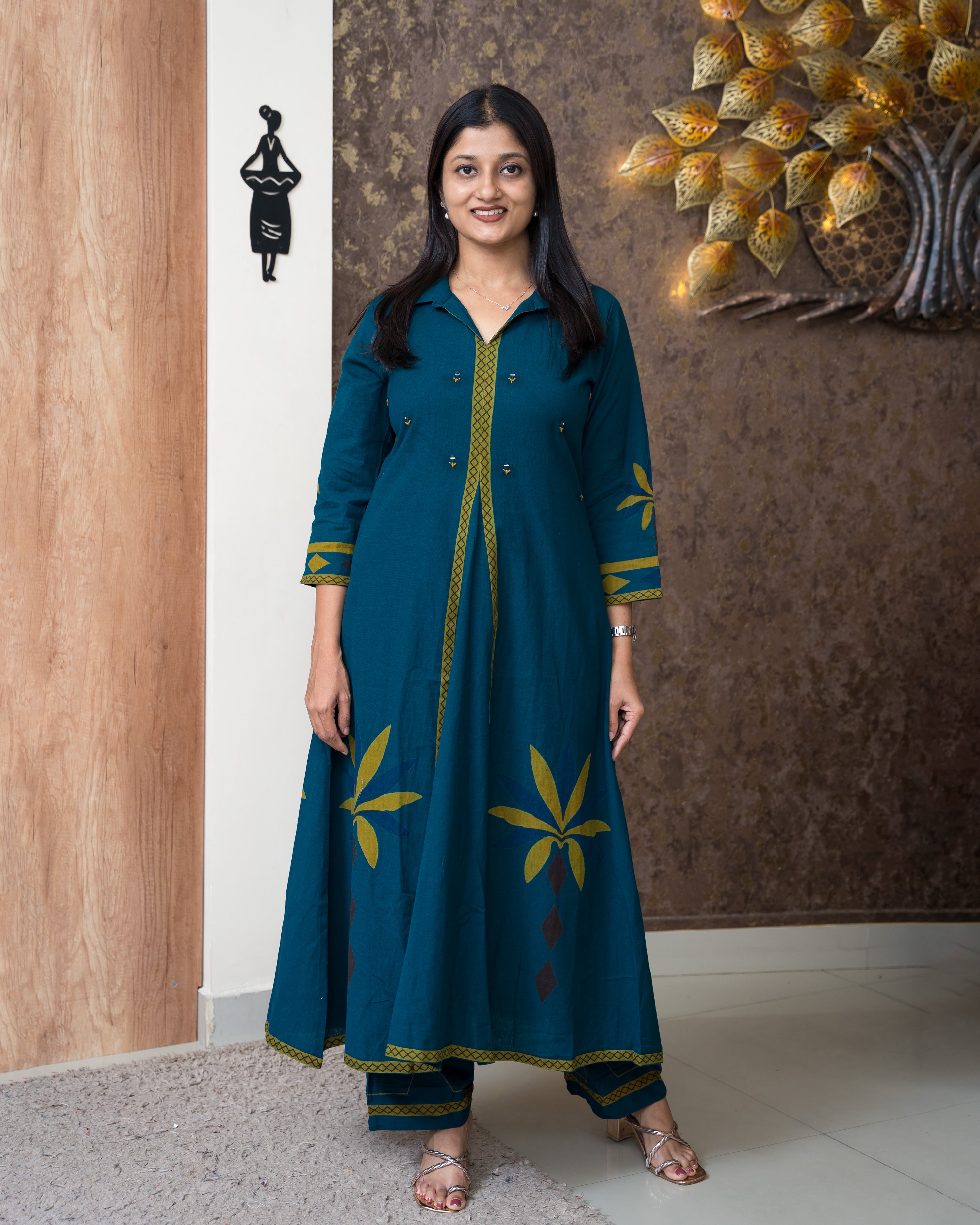 Load image into Gallery viewer, Cotton Co-Ord Set-6055
