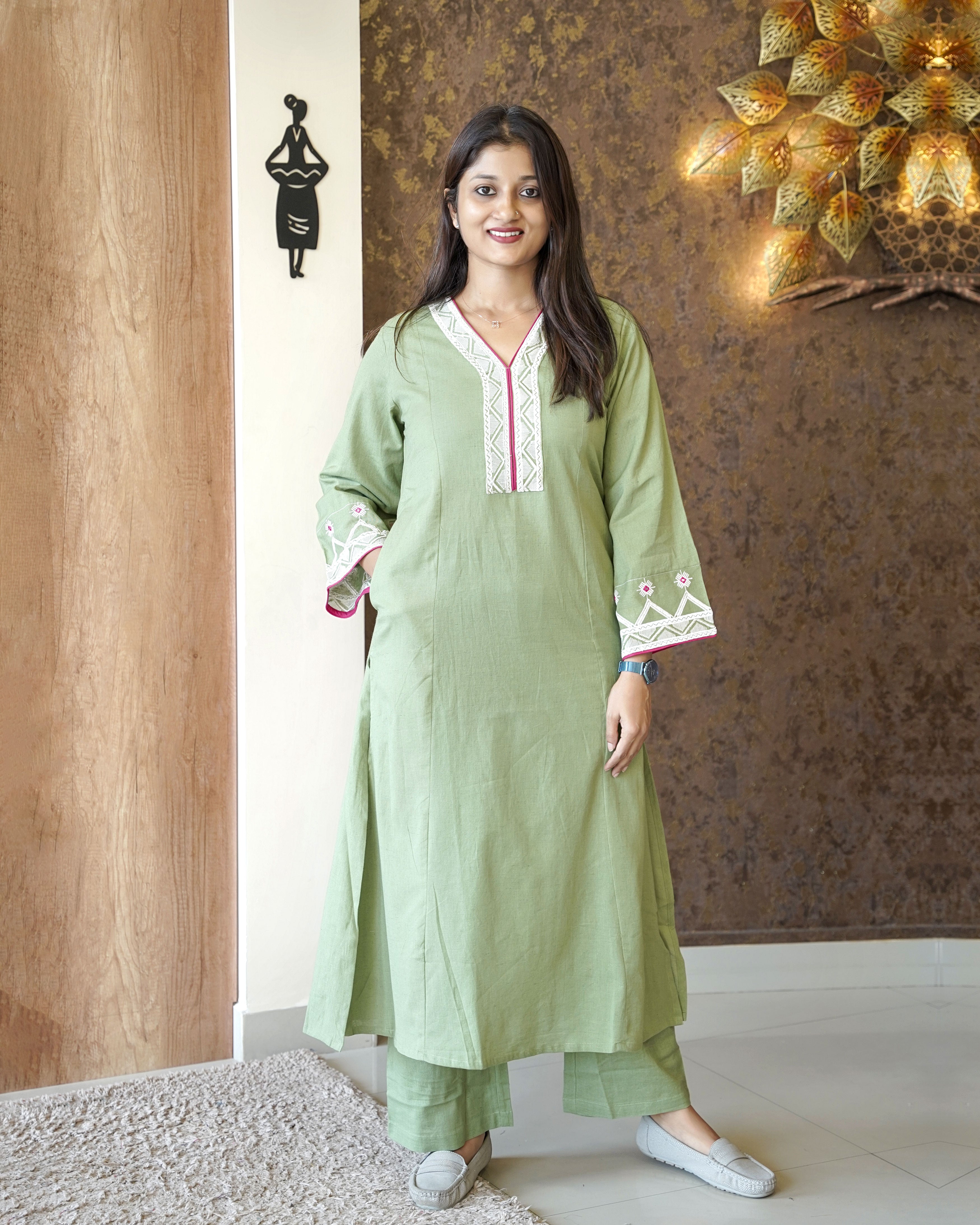 Load image into Gallery viewer, Pure Cotton Co-Ord Set-1725
