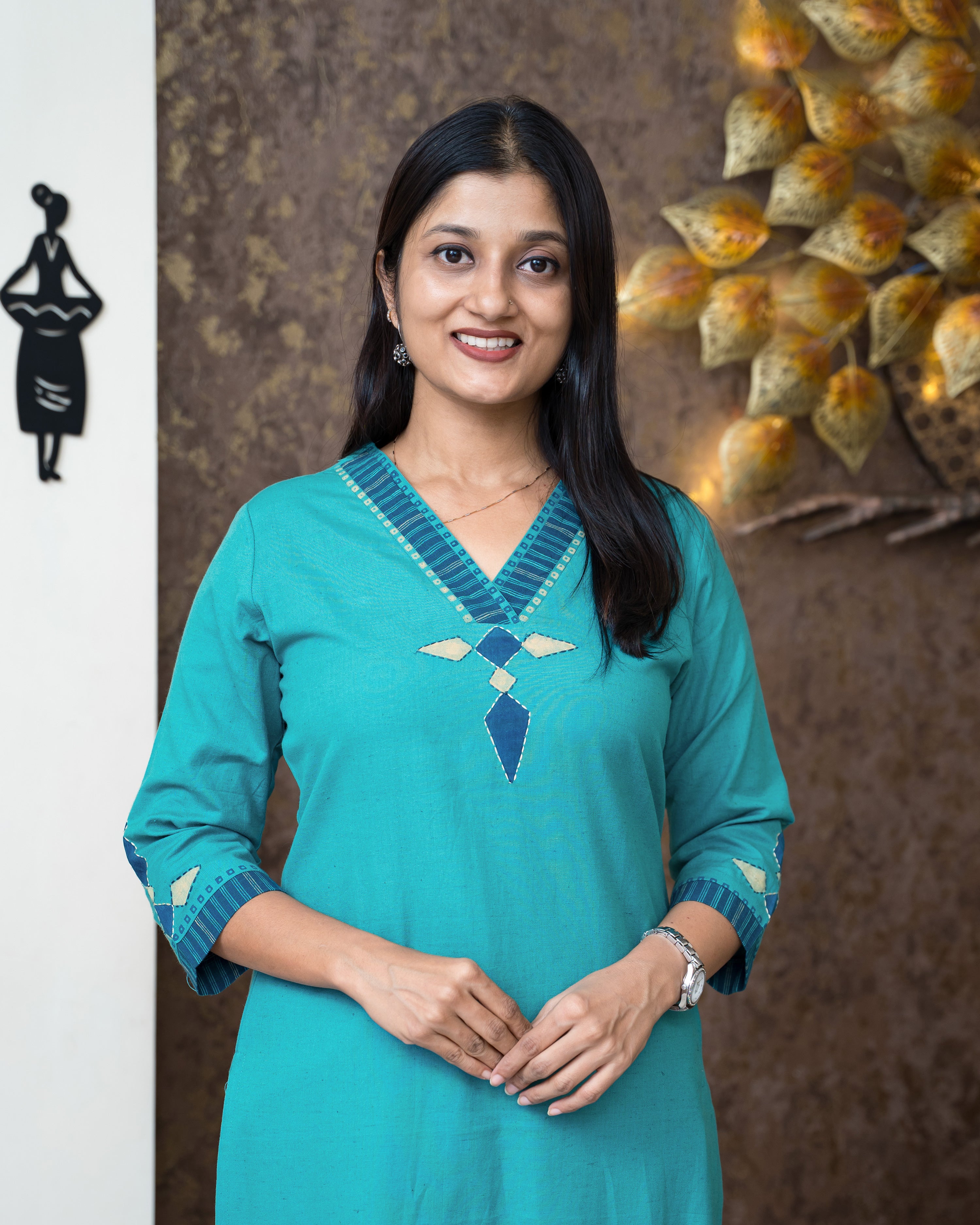 Load image into Gallery viewer, Cotton Kurti-6166
