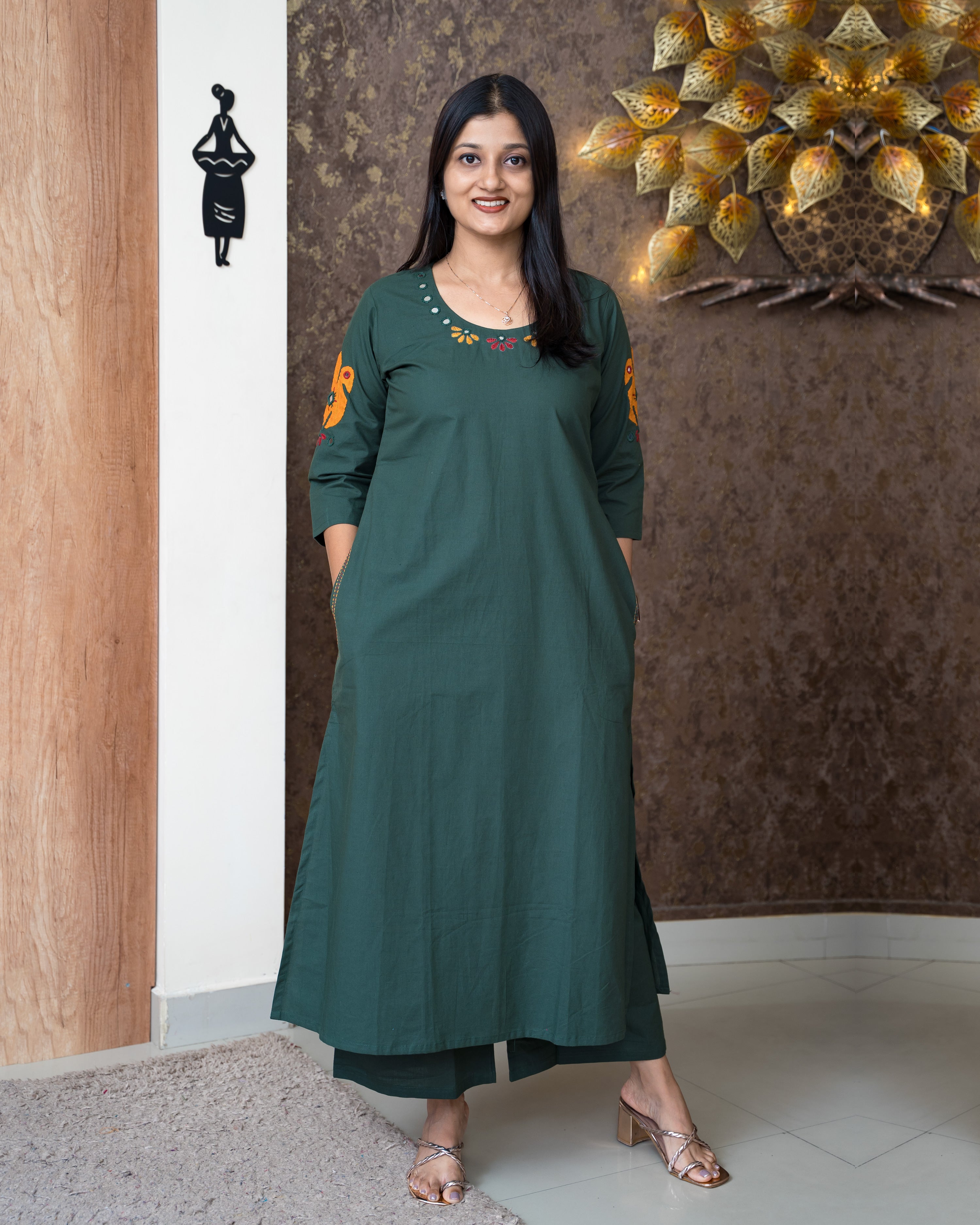 Load image into Gallery viewer, Cotton Co-Ord Set-6175
