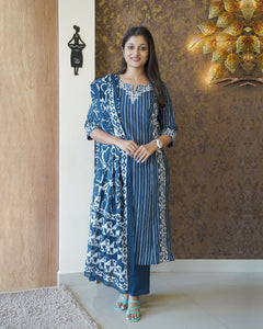 Pure Cotton Kurti Set-1867