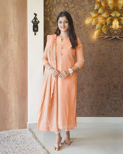 Mul Cotton Designer Kurti( Pre-Order)-1882