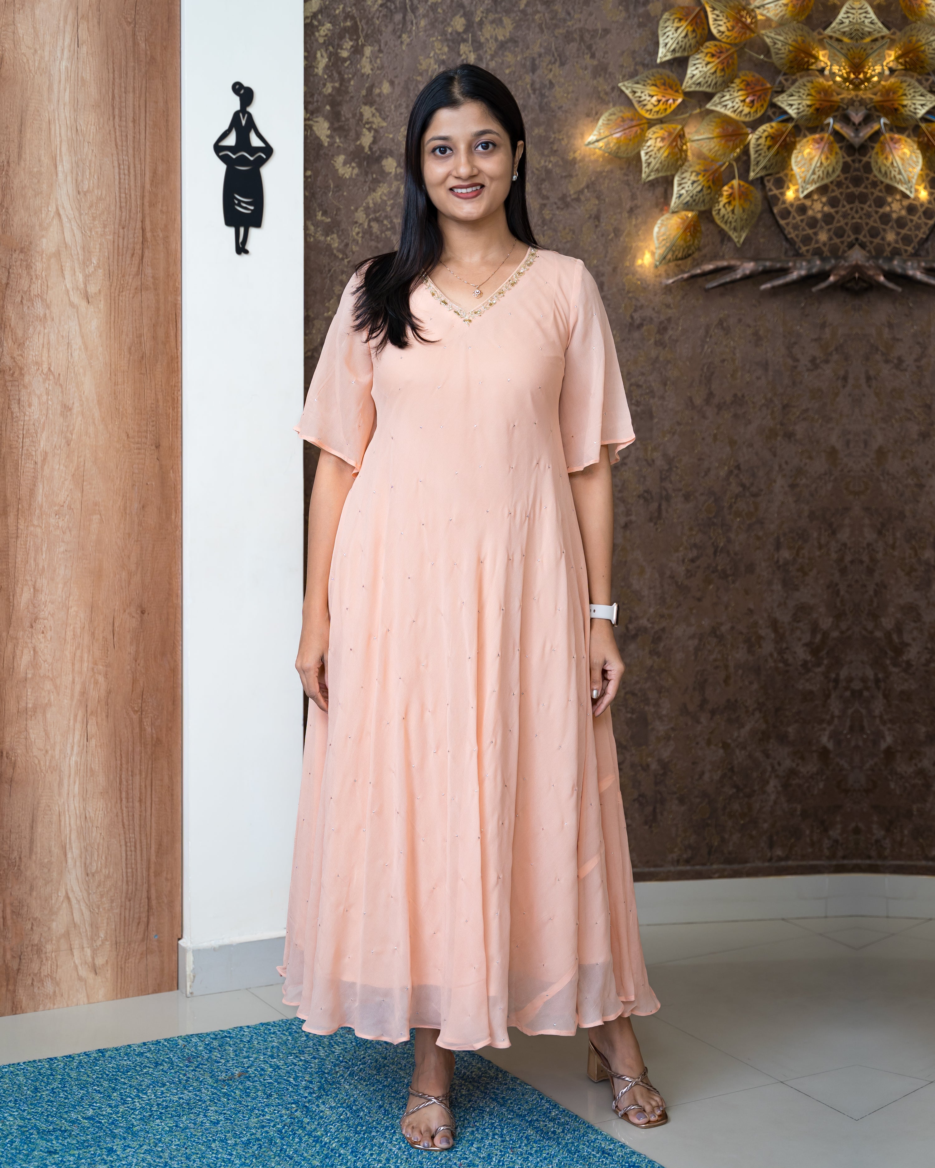 Load image into Gallery viewer, Viscose Georgette Designer Wear(Pre-Order)-927
