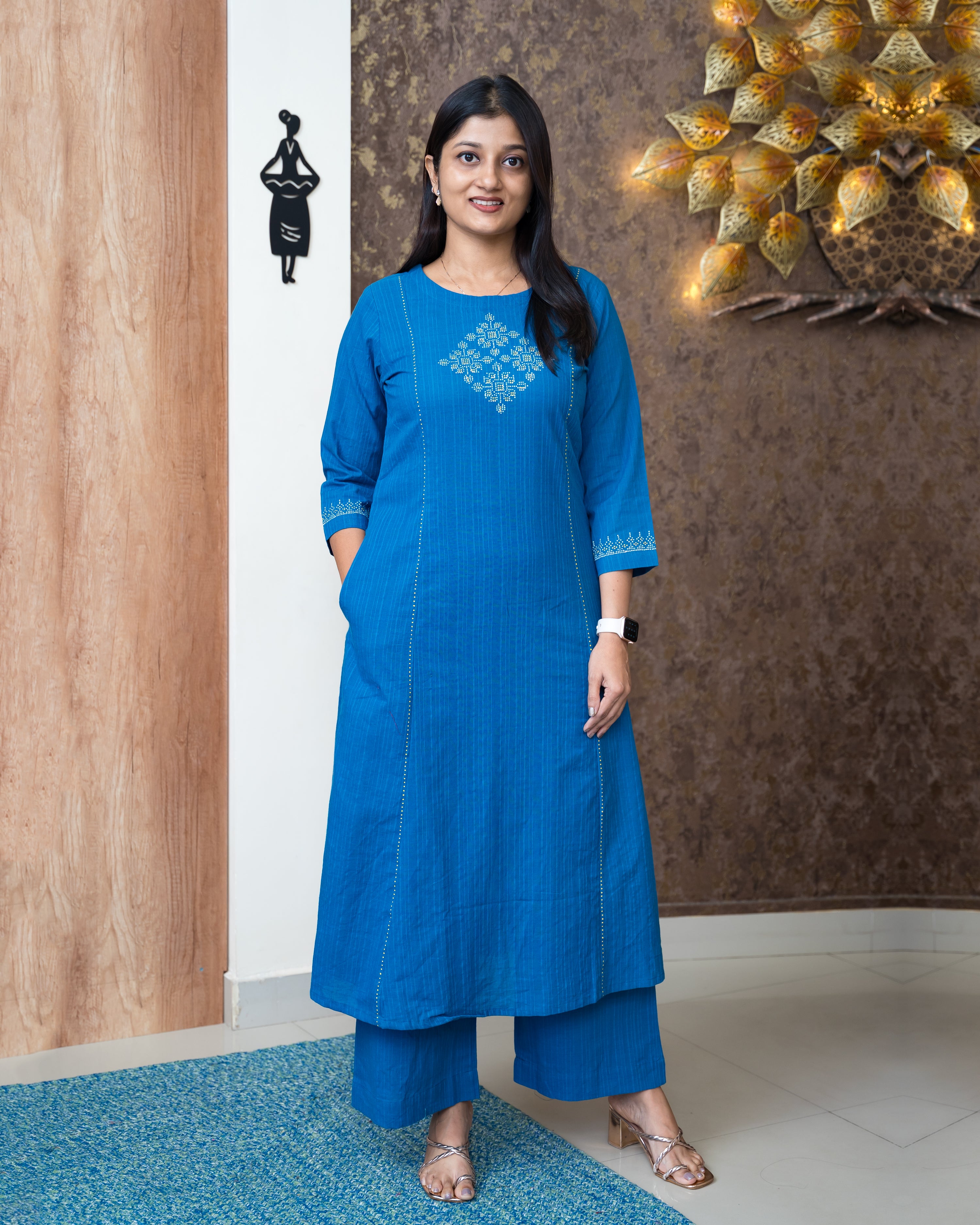 Load image into Gallery viewer, Cotton Co-Ord Set-6253
