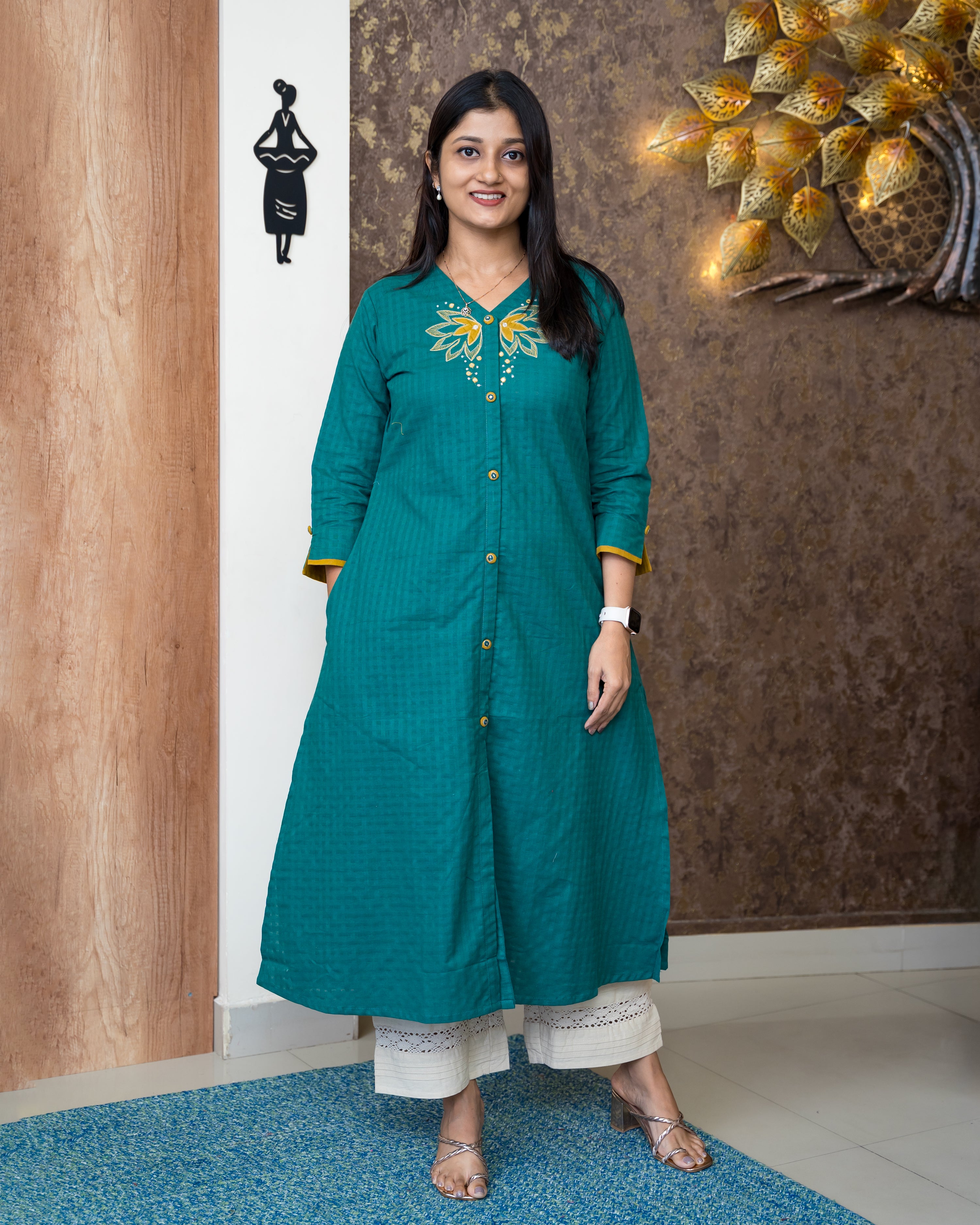 Load image into Gallery viewer, Cotton Kurti-6293

