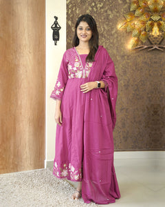 Pure Cotton Kurti Set - 2273