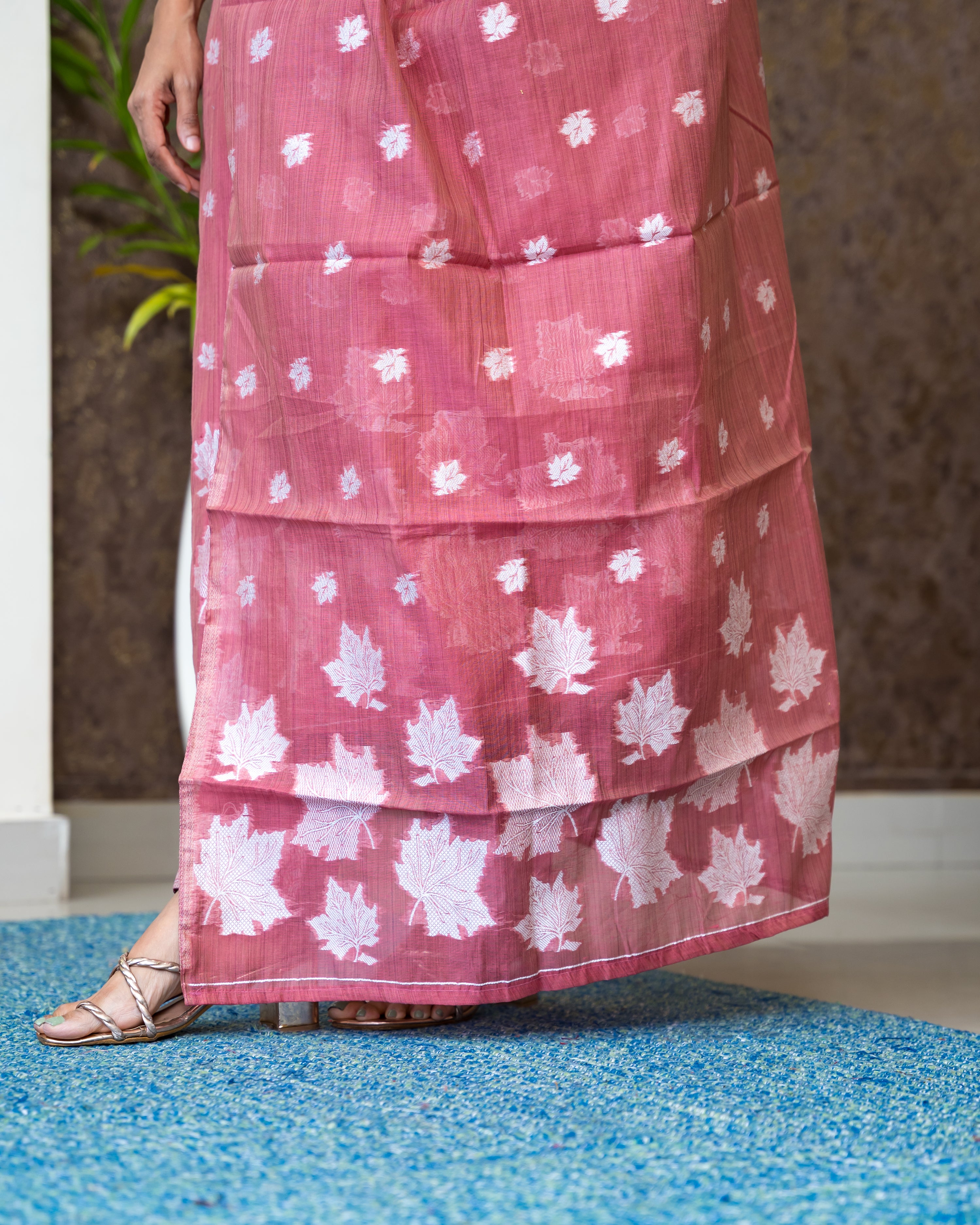 Load image into Gallery viewer, Chanderi Cotton Suit-6376
