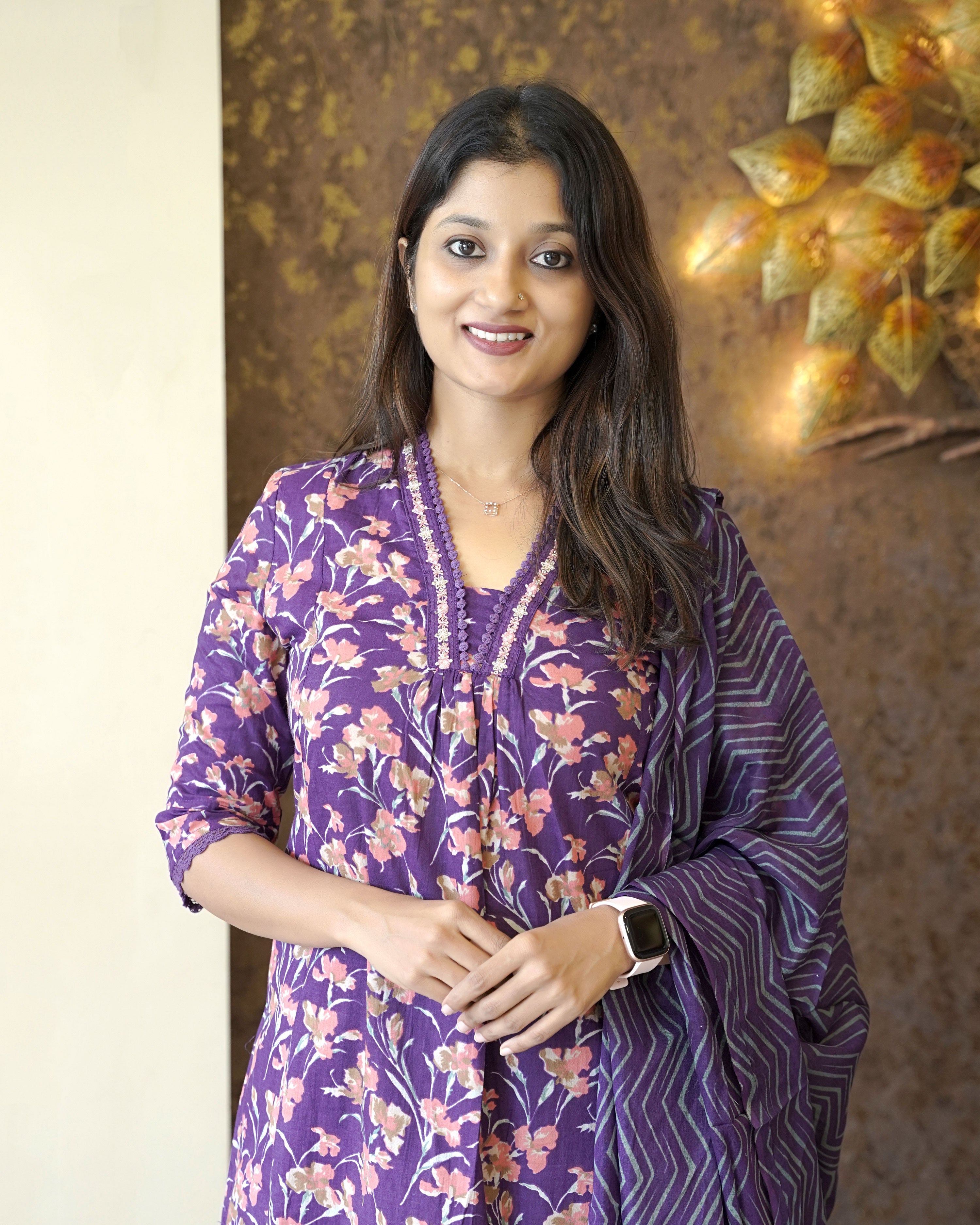 Load image into Gallery viewer, Printed Cotton Kurti Set -2266
