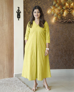Pure Cotton Designer Kurti (Pre-Order)- 2286