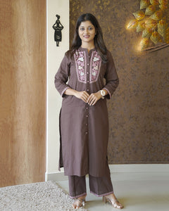 Pure Cotton Co-Ord Set - 2269