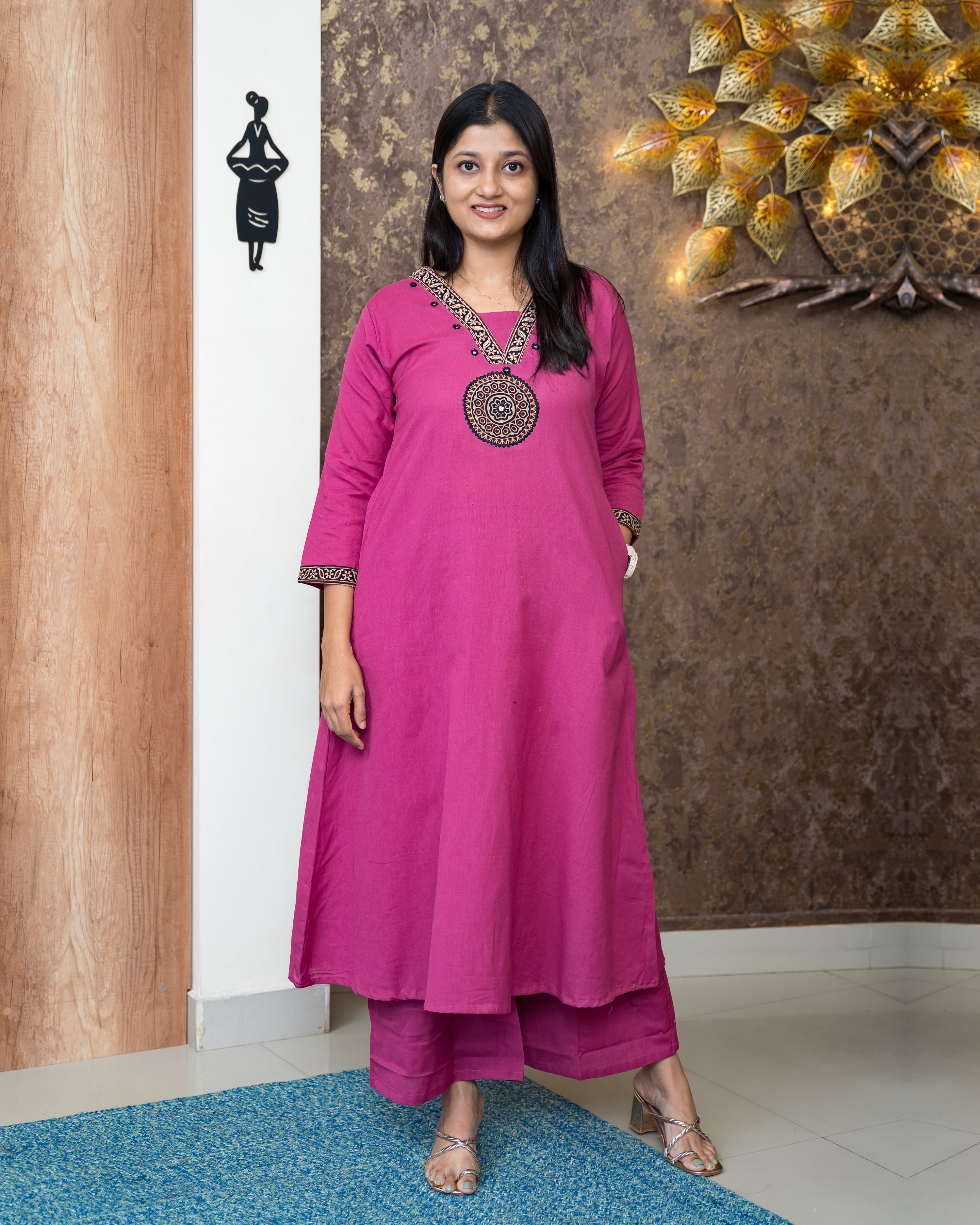 Load image into Gallery viewer, Cotton Co-Ord Set-6380
