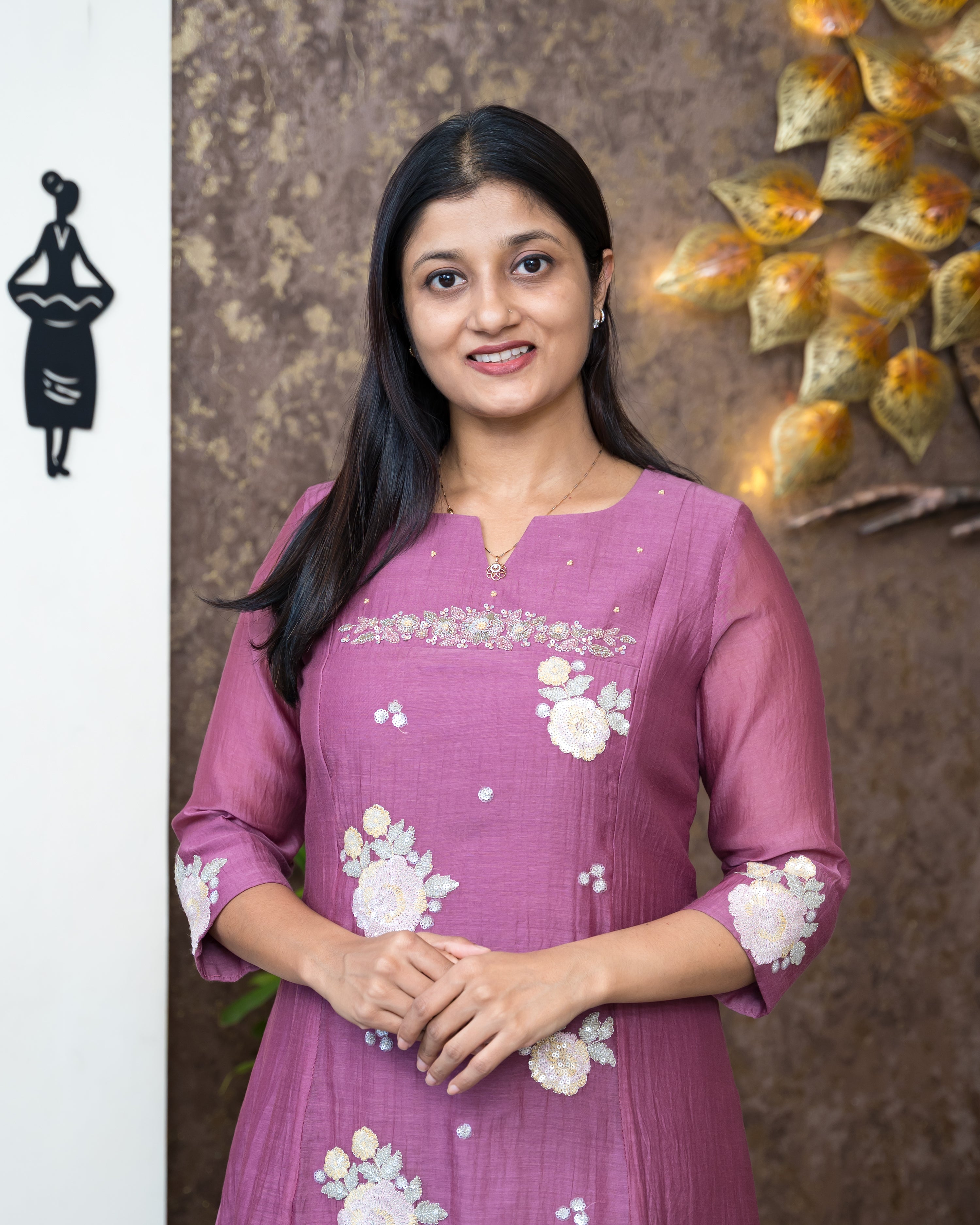 Load image into Gallery viewer, Mul Chanderi Designer Kurti(Pre-Order)-916
