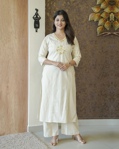 Pure Cotton Co-Ord Set- 2263