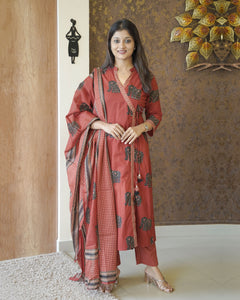 Pure Cotton Kurti Set - 2275